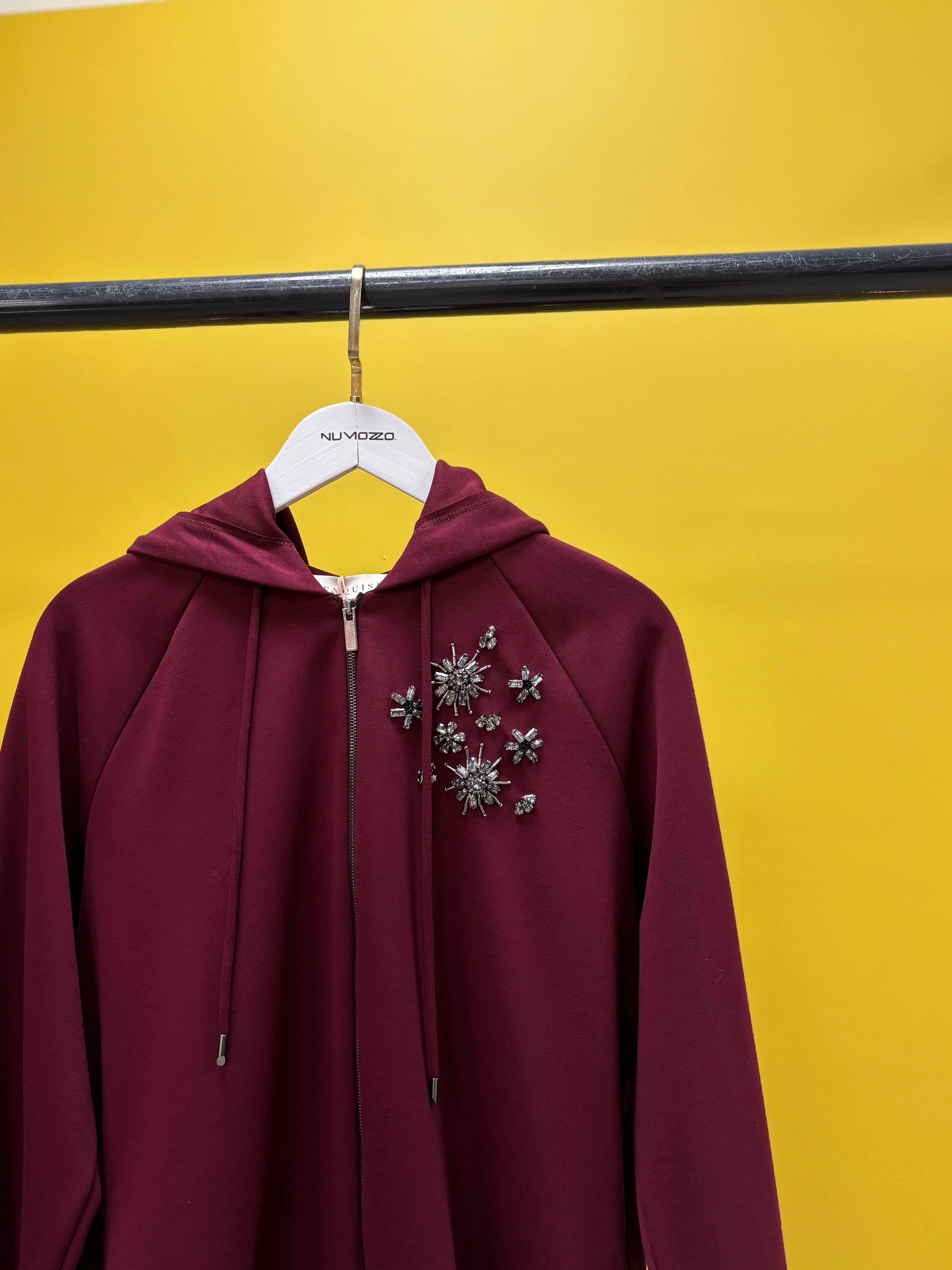 Marıela Örme Sweat Vişne