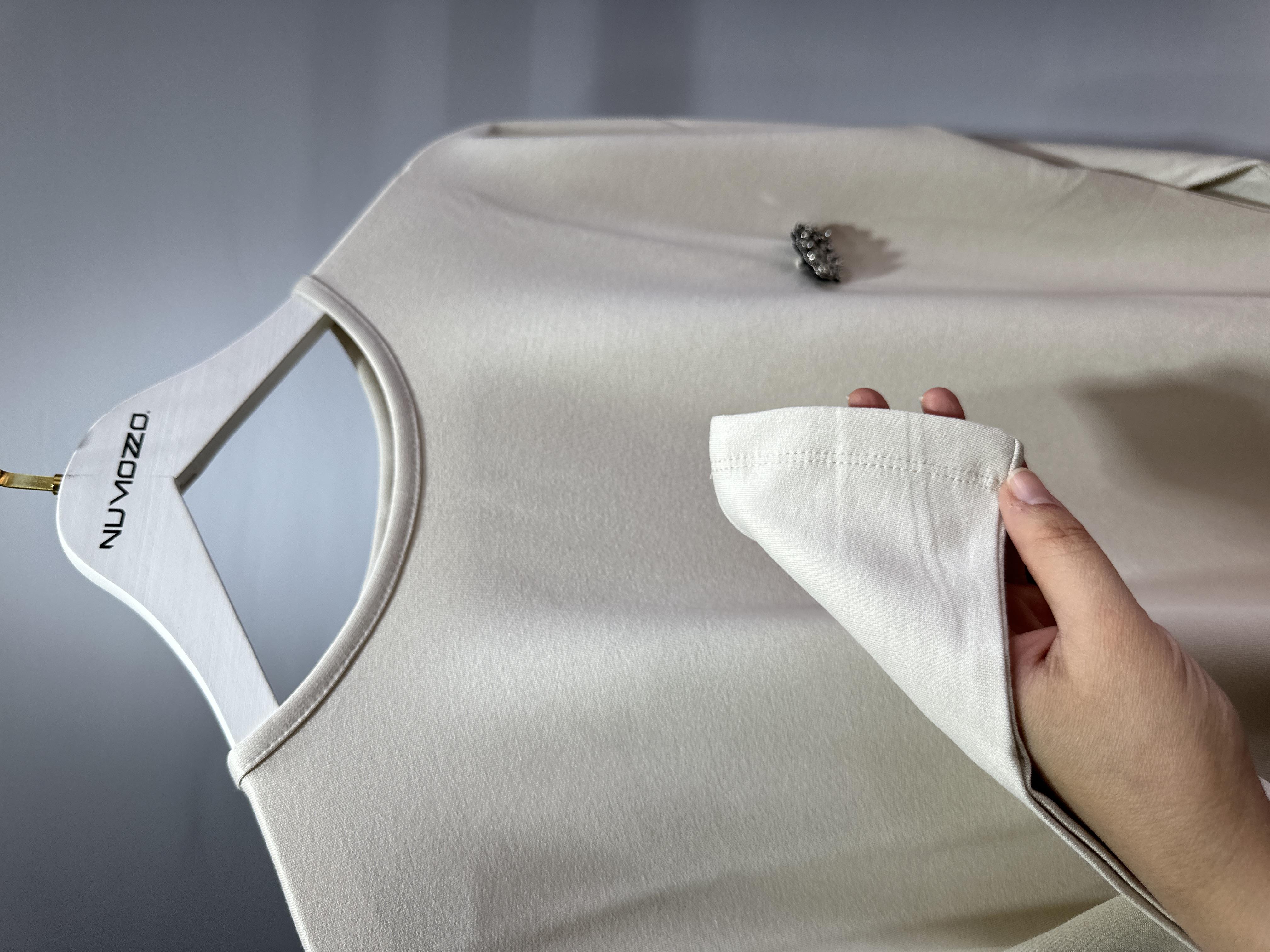 MİSSEMRAMİSS İPEK PAMUK BLUZ BEJ