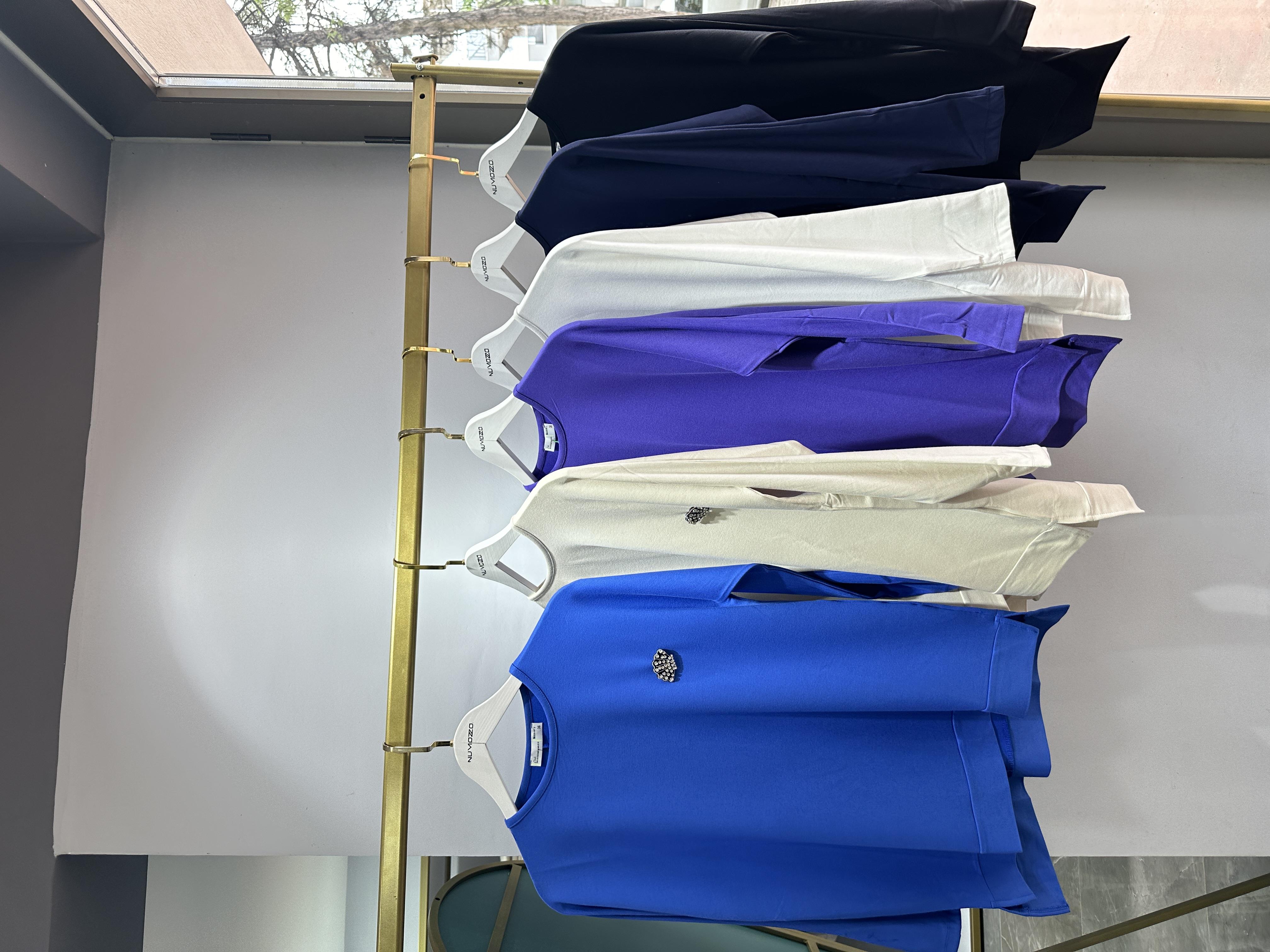 MİSSEMRAMİSS İPEK PAMUK BLUZ SAKS