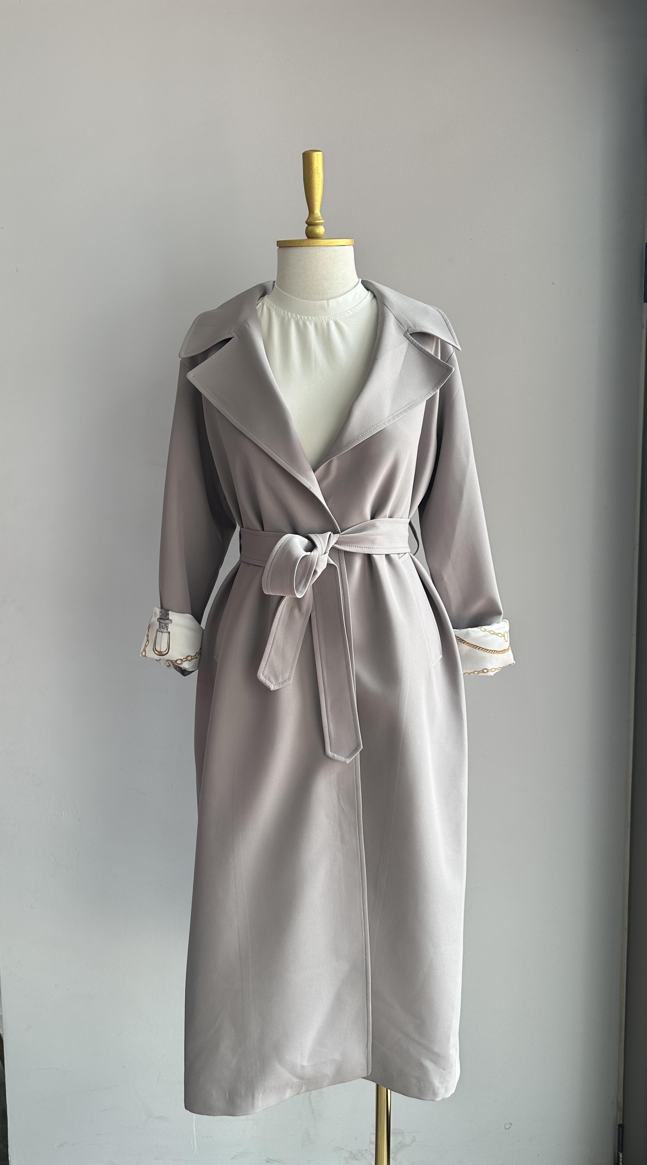 MİSSEMRAMİSS LADY STREET TRENCKOT GRİ