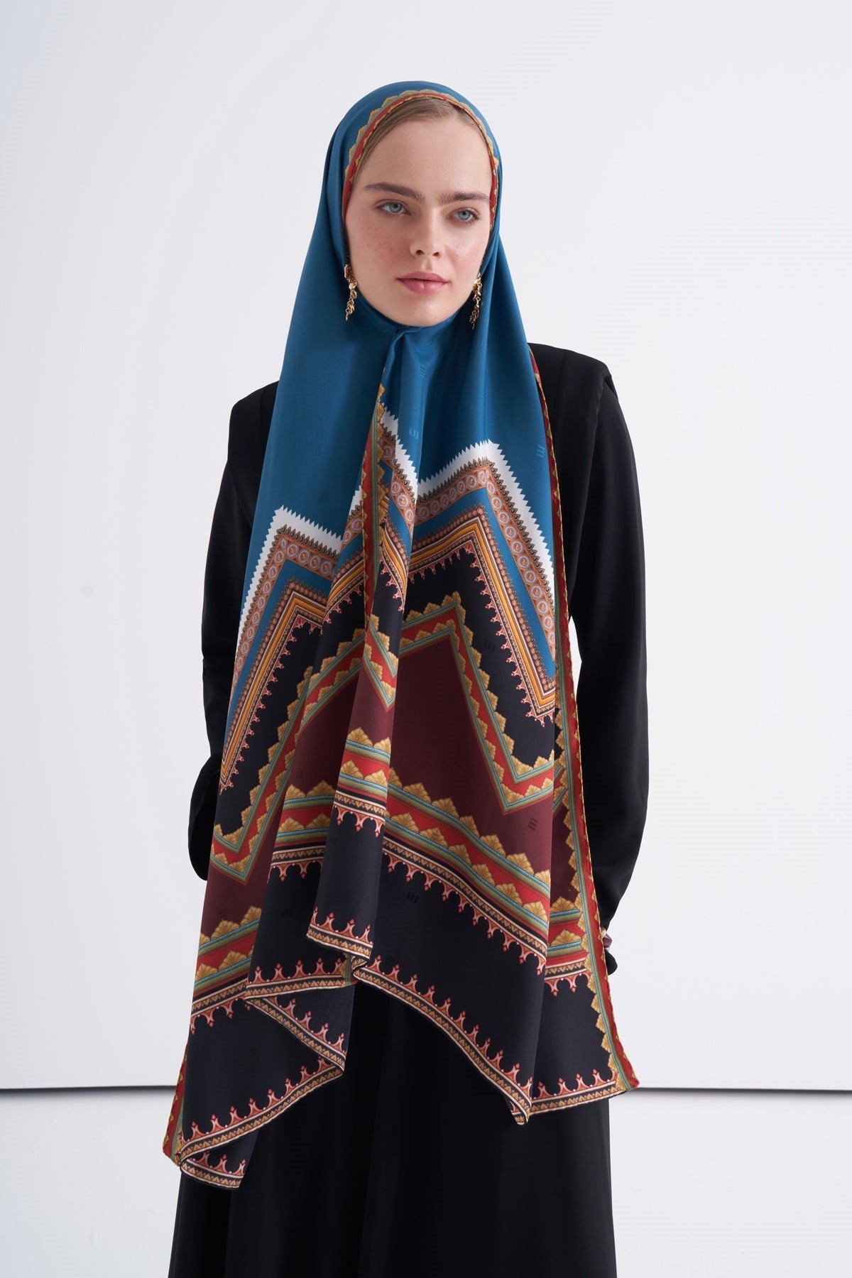 Mixed Anatolia Twill İpek Şal
