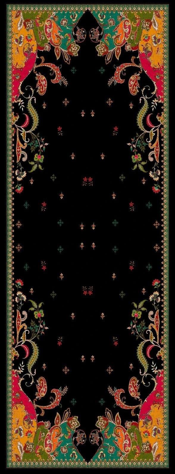 Moreno Silk Black Floral