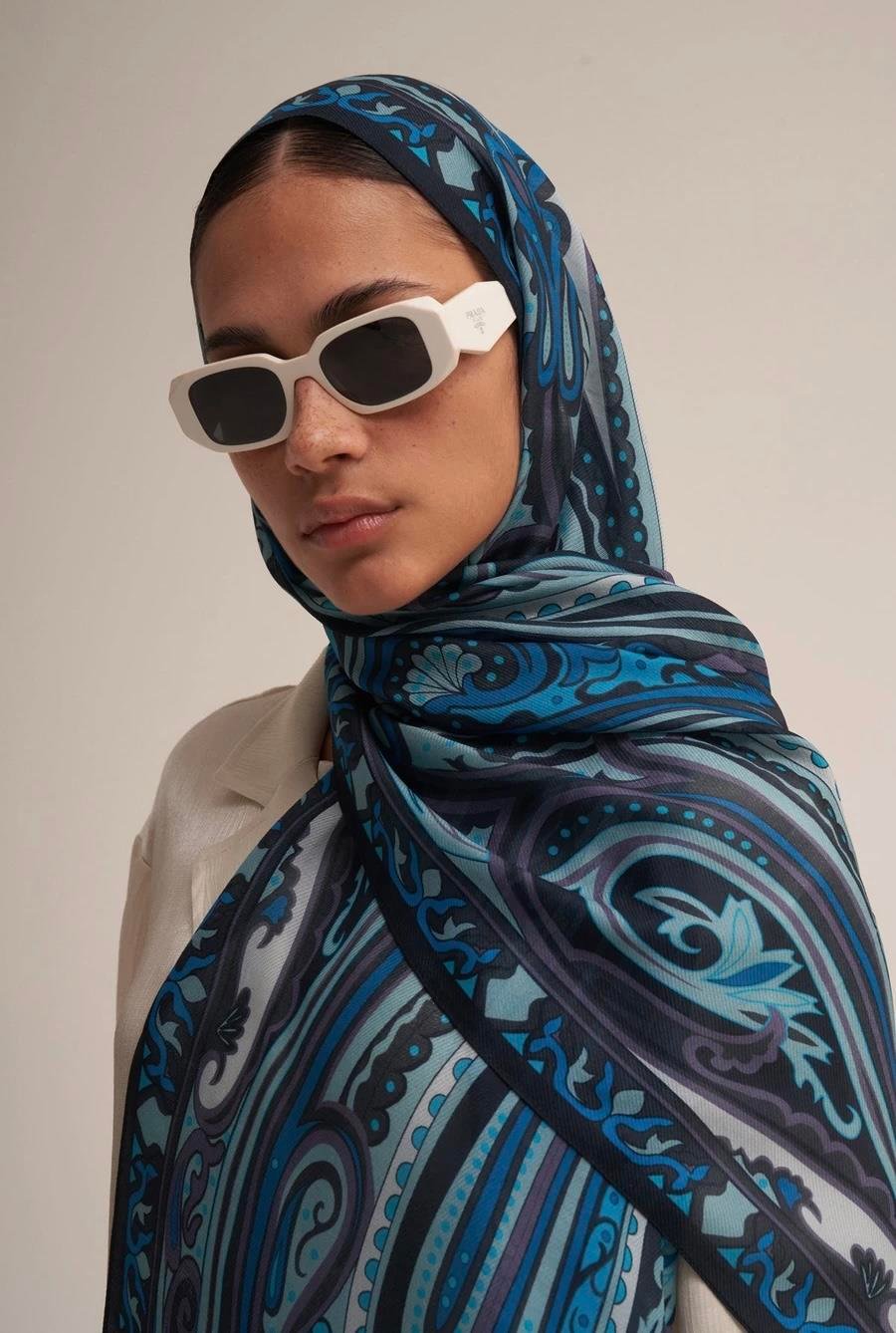 Moreno Silk Blue Lavinia