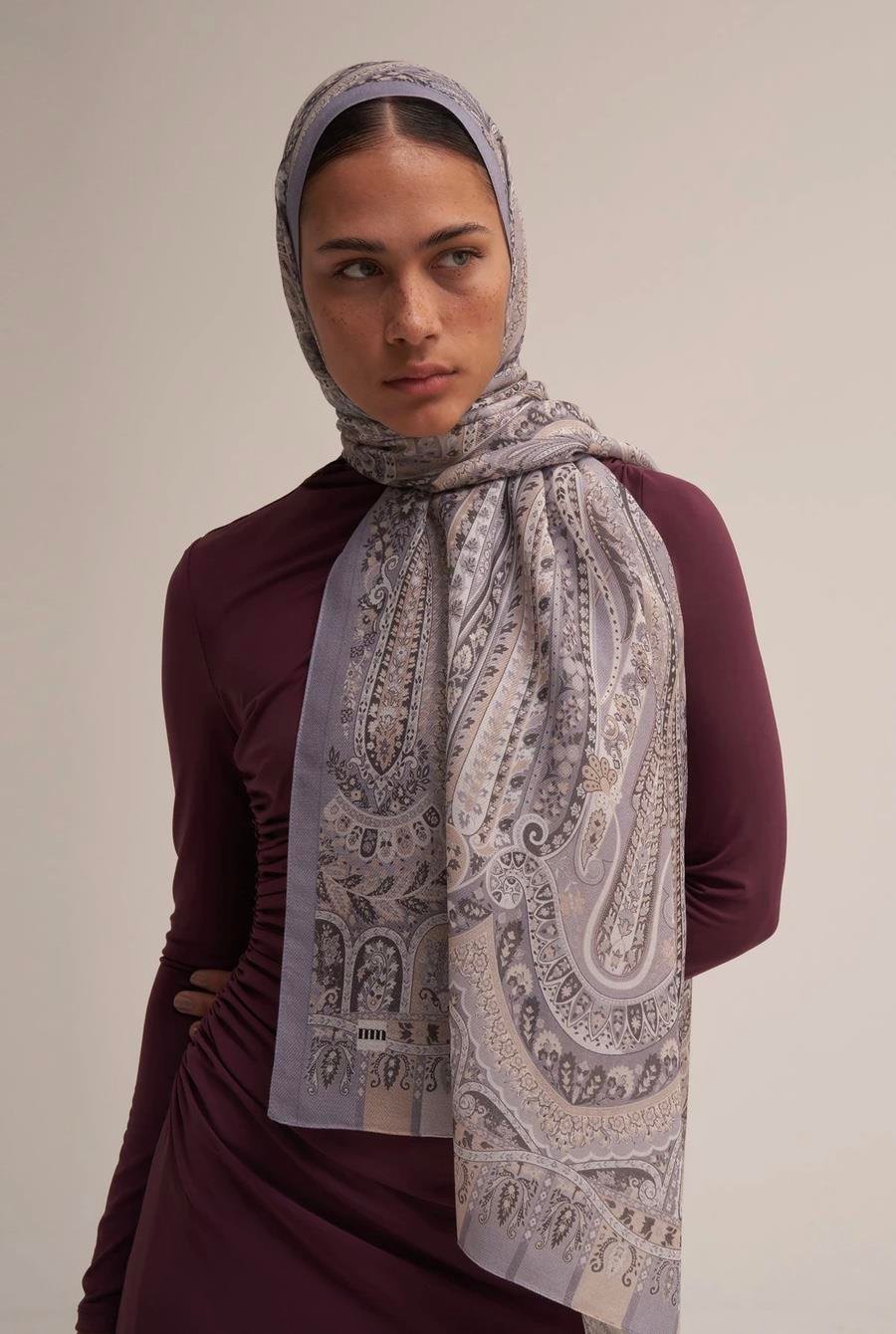 Moreno Silk Gray Malva