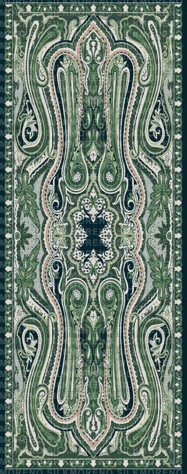 Moreno Silk Green Lavinia