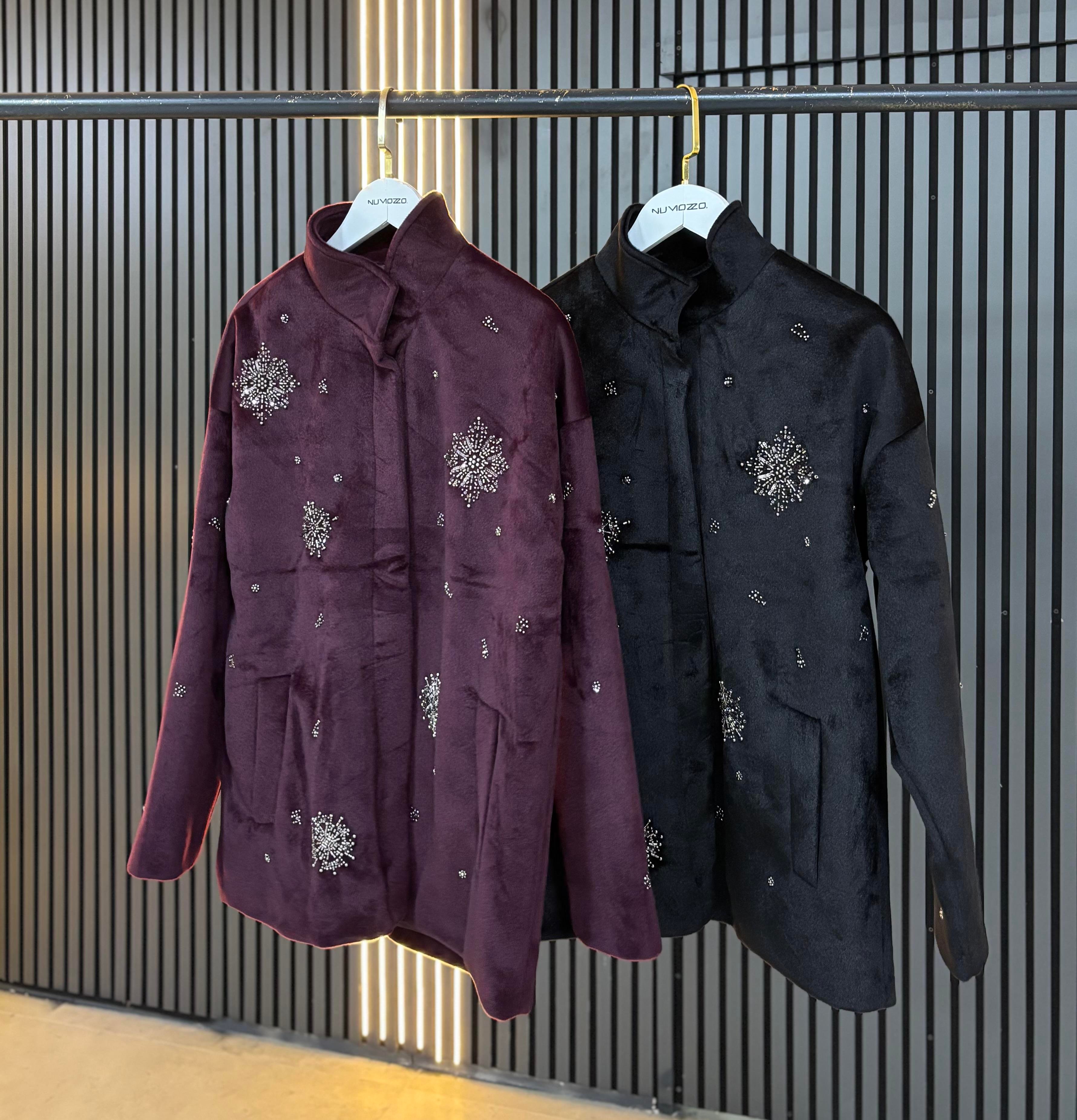 NAKIŞ İŞLEMELİ MONT