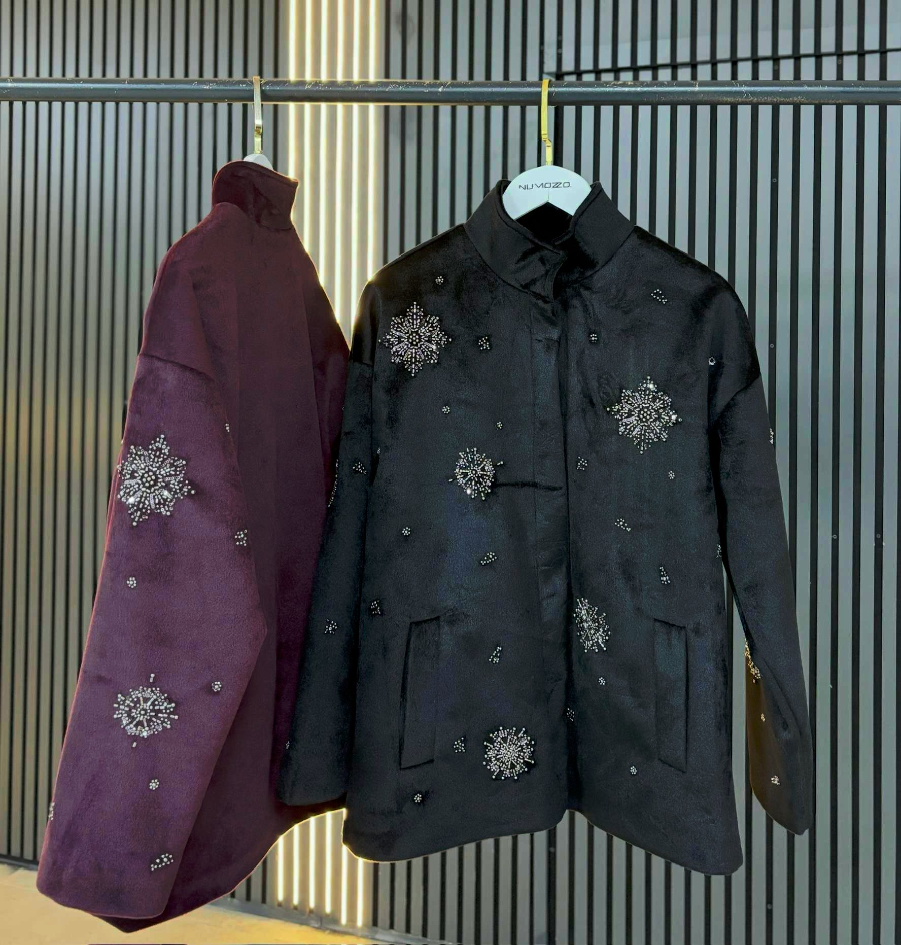 NAKIŞ İŞLEMELİ MONT