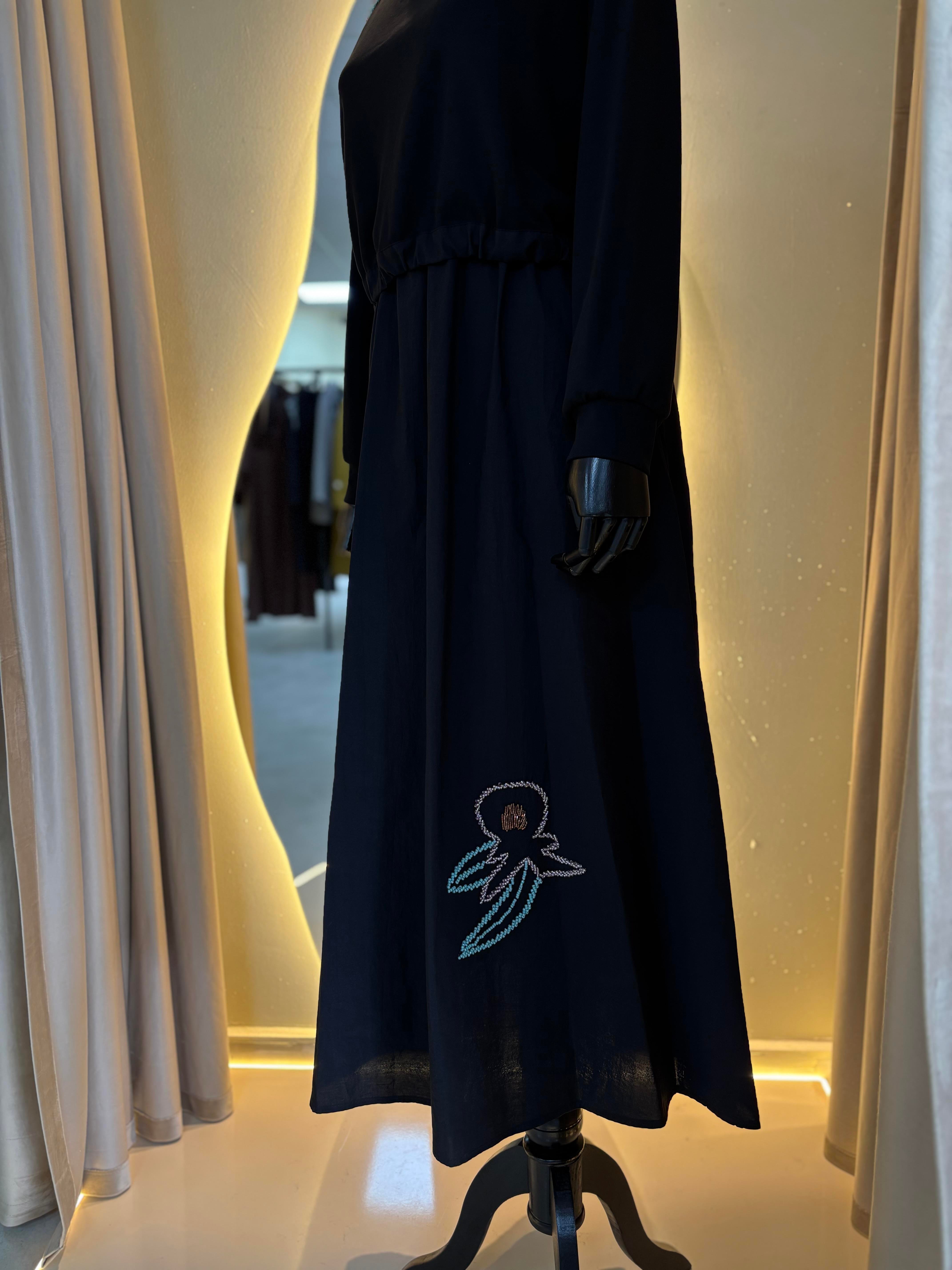 Nakışlı Duo Elbise