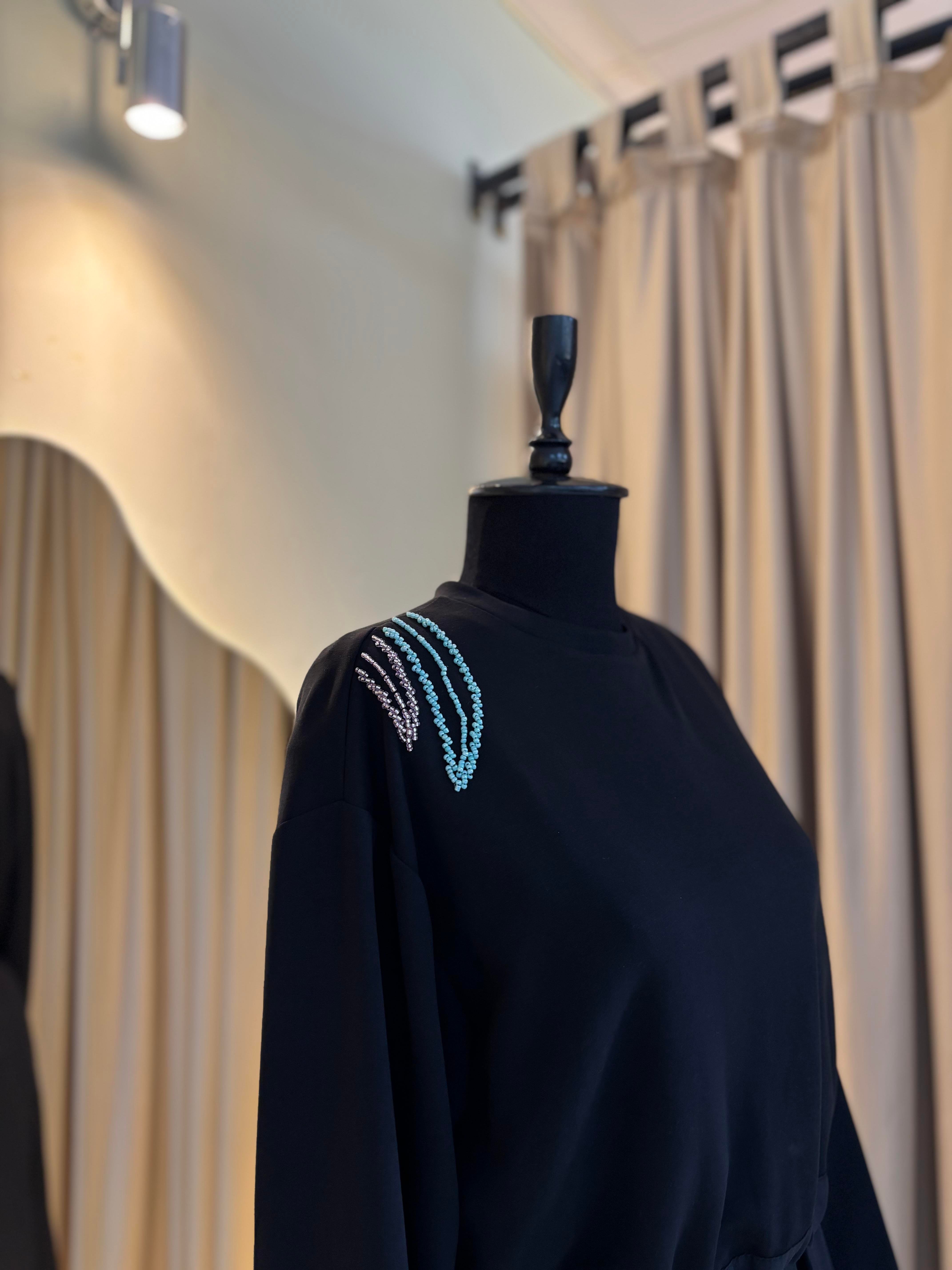 Nakışlı Duo Elbise