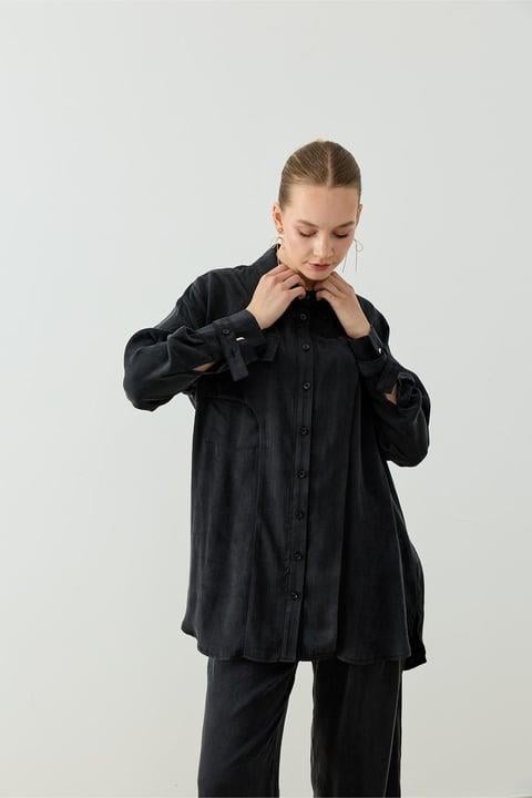 NEW MELINA PANTOLONLU TAKIM SİYAH