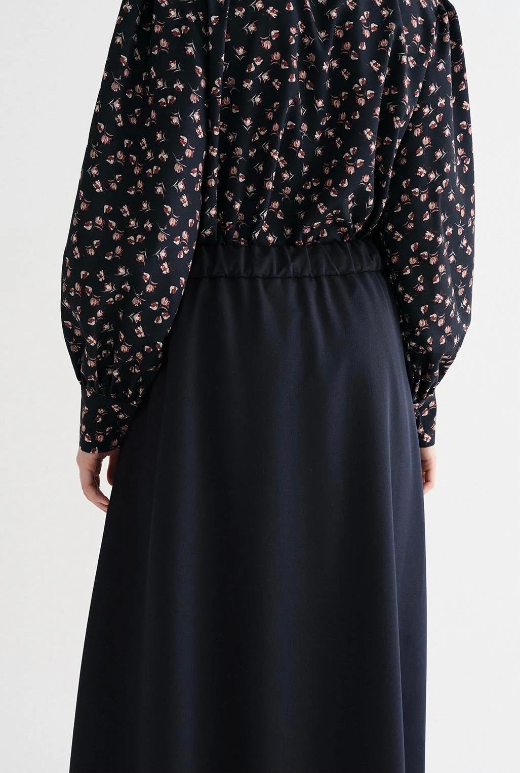 Noa Pilikaşe Uzun Etek Lacivert