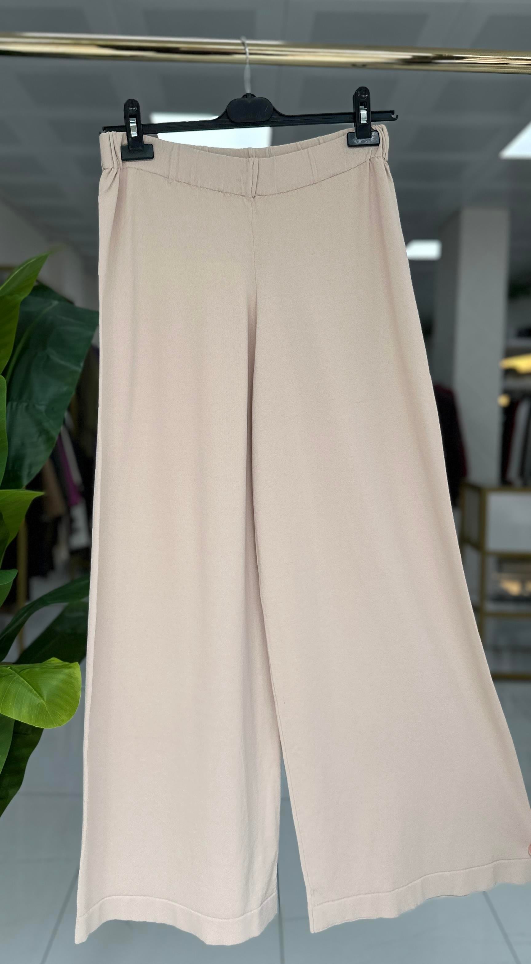 Nuss Merserize Pantolon Bej