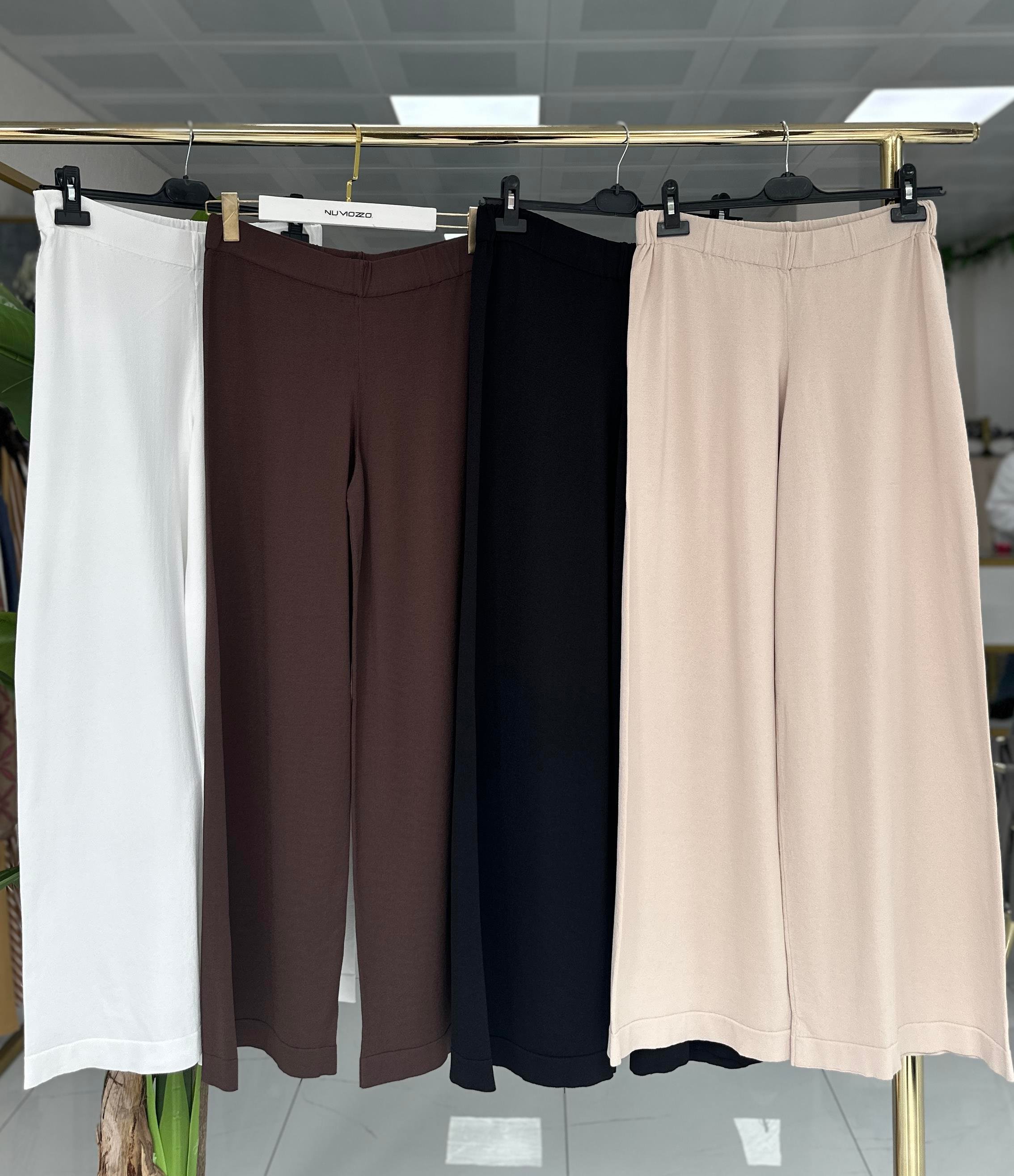 Nuss Merserize Pantolon Siyah