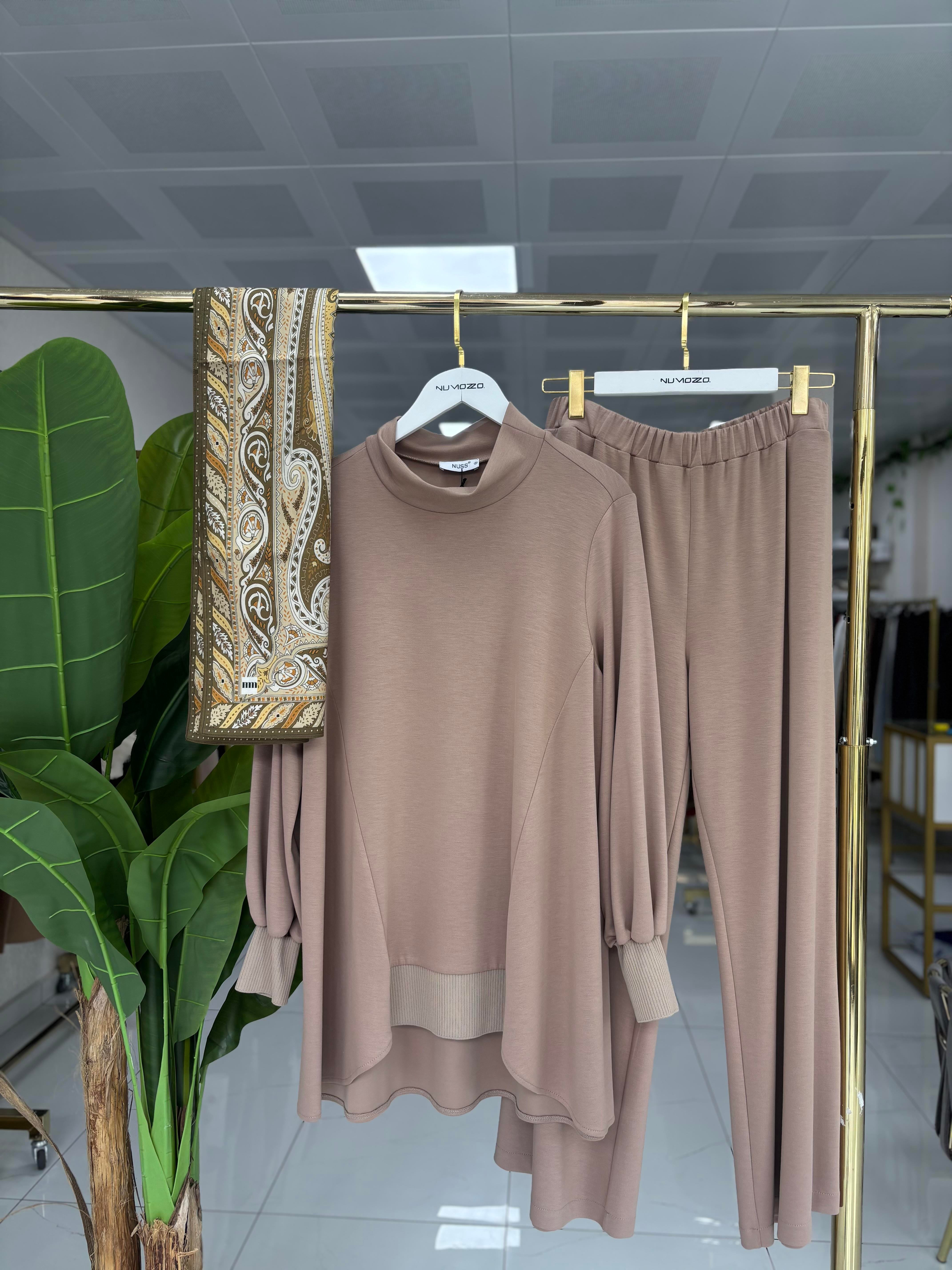 Nuss Modal Takım Camel