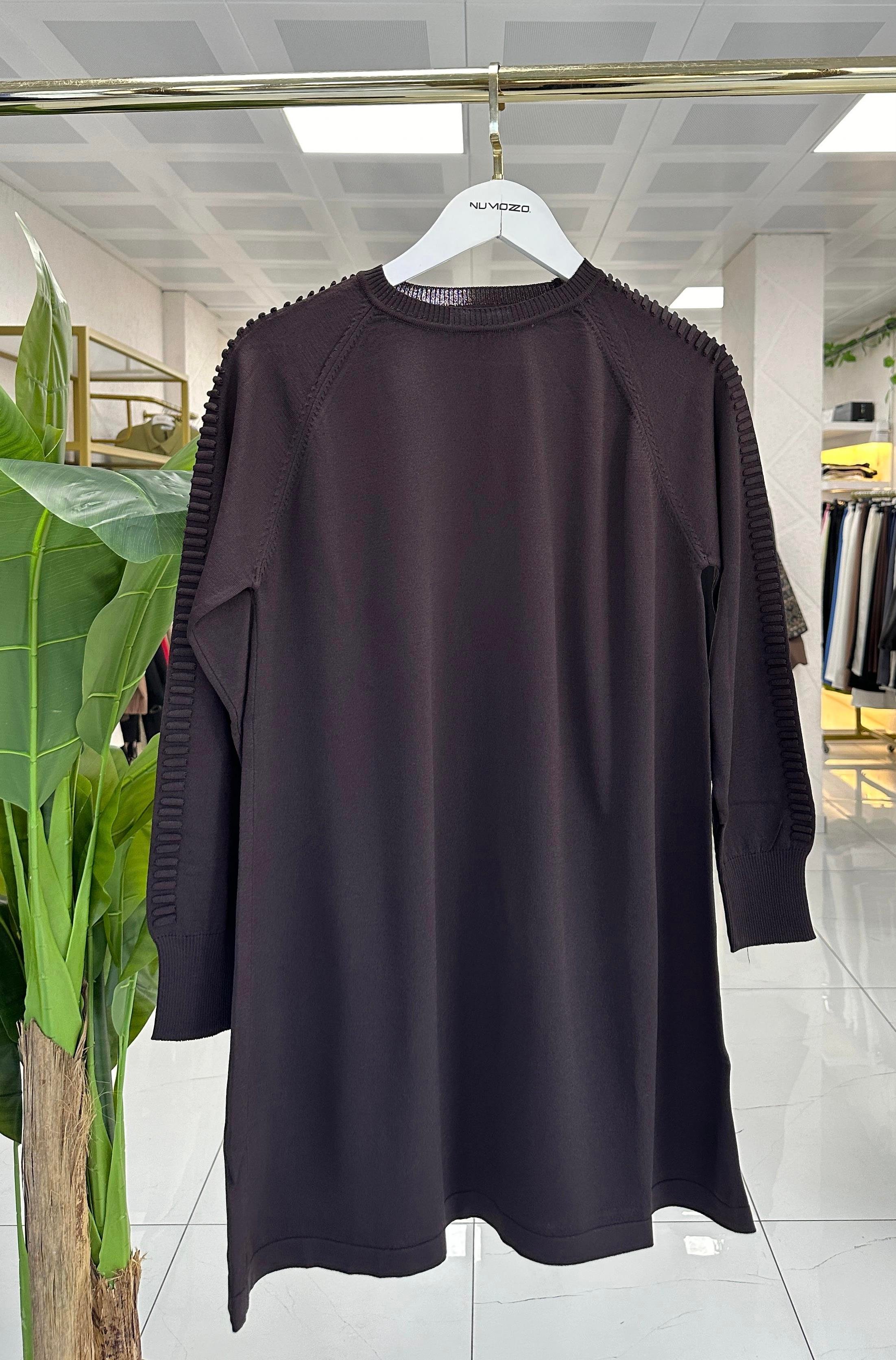 Nuss Pıtpıt Tunik Acı Kahve 