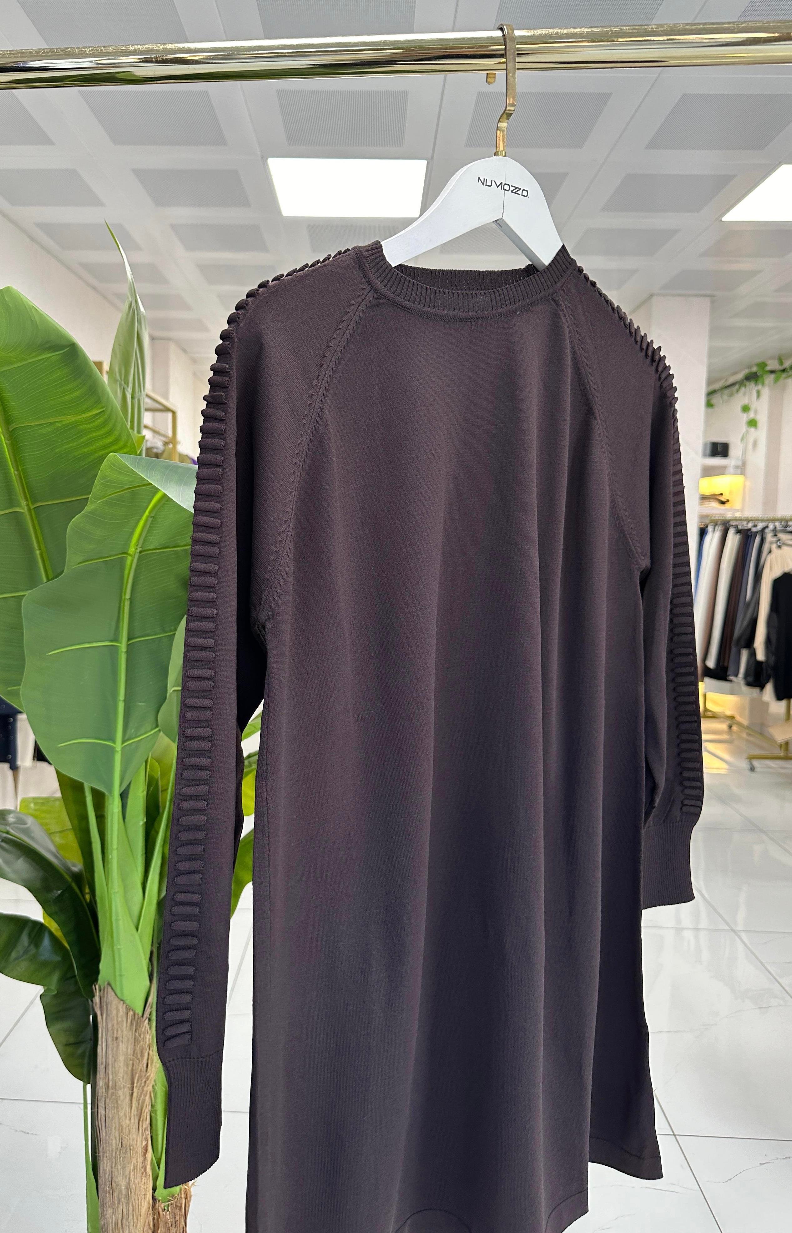 Nuss Pıtpıt Tunik Acı Kahve 