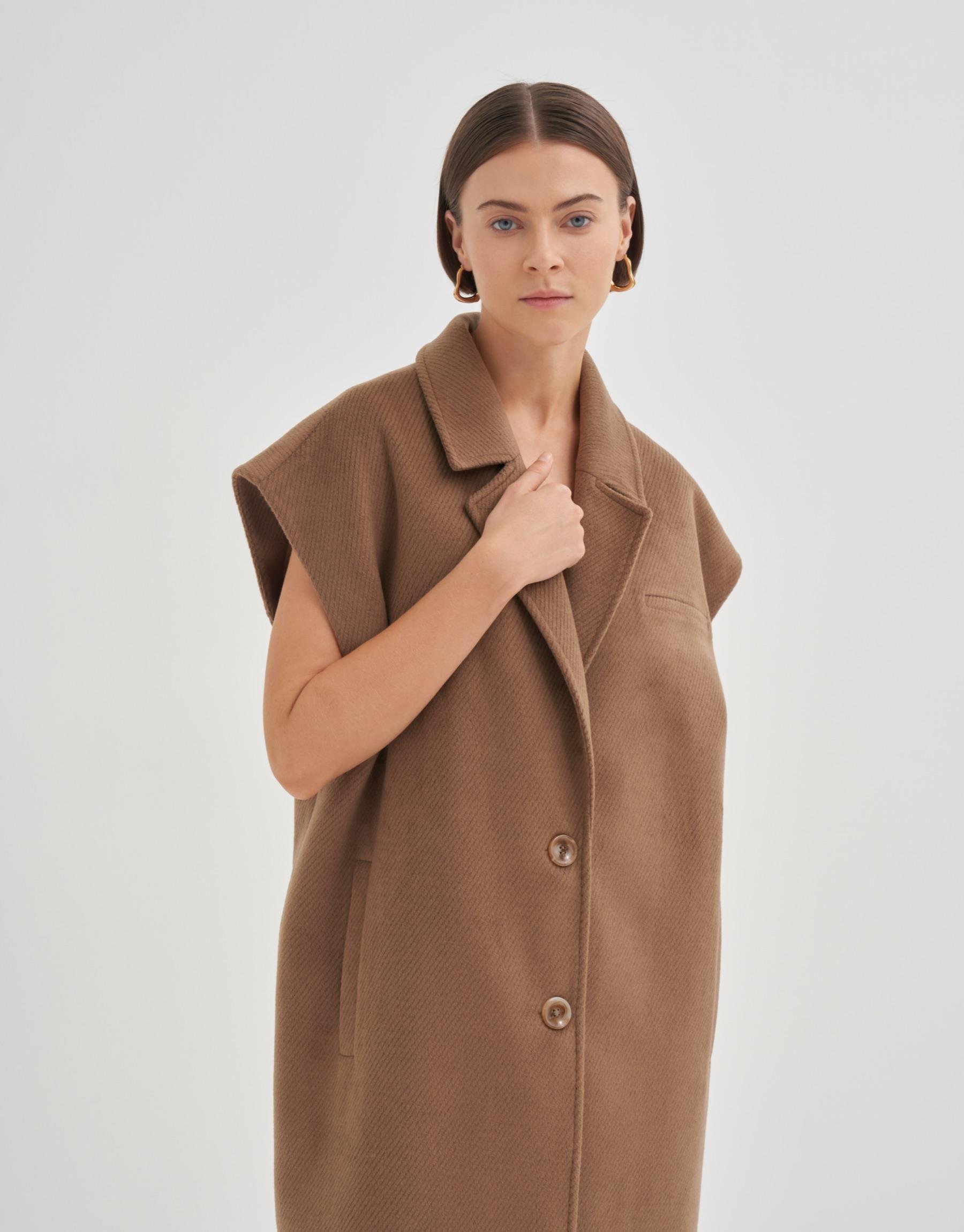 QOOQ Store Mendi Yelek Kahve