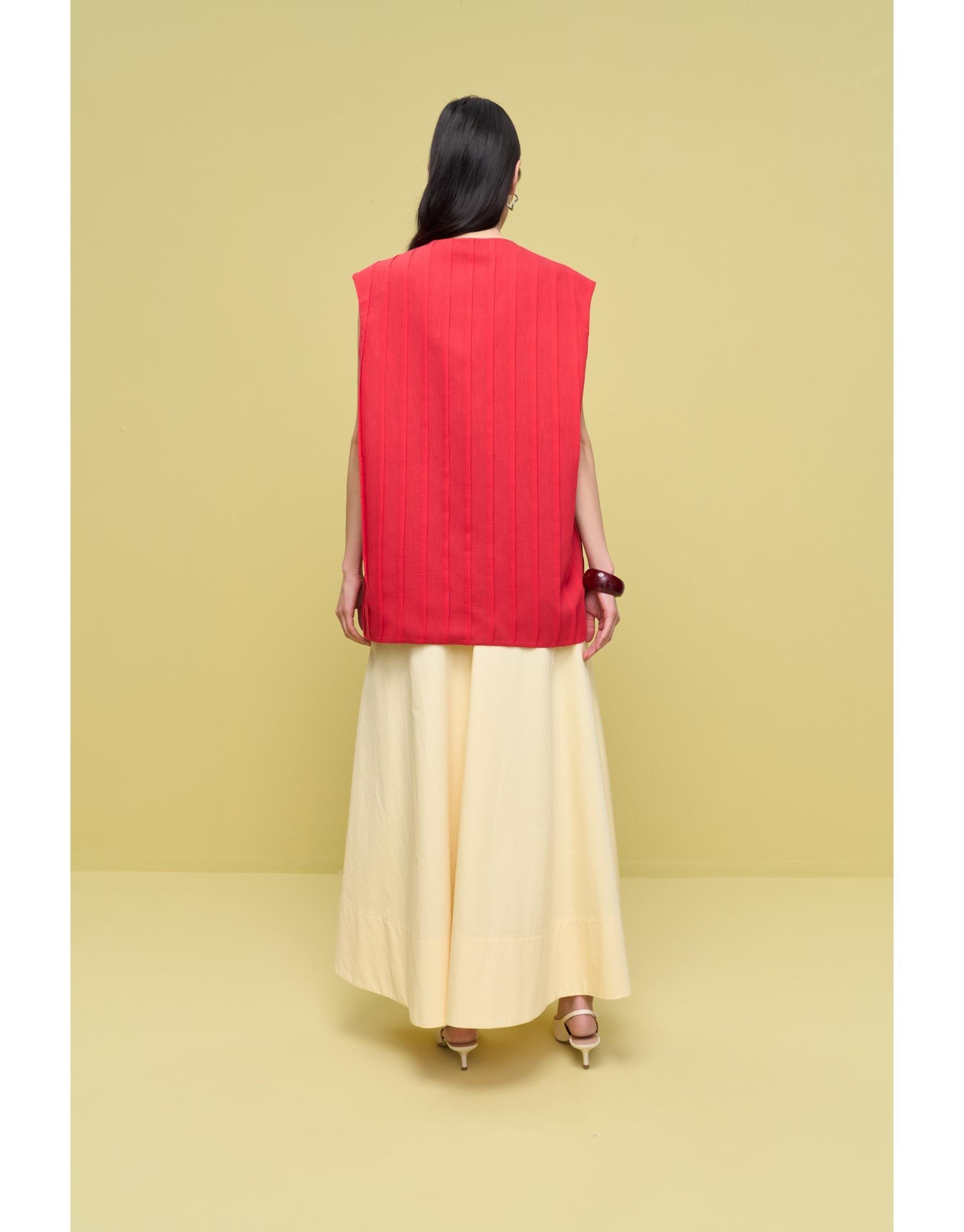 Serpent Keten Yelek Nar Çiçeği