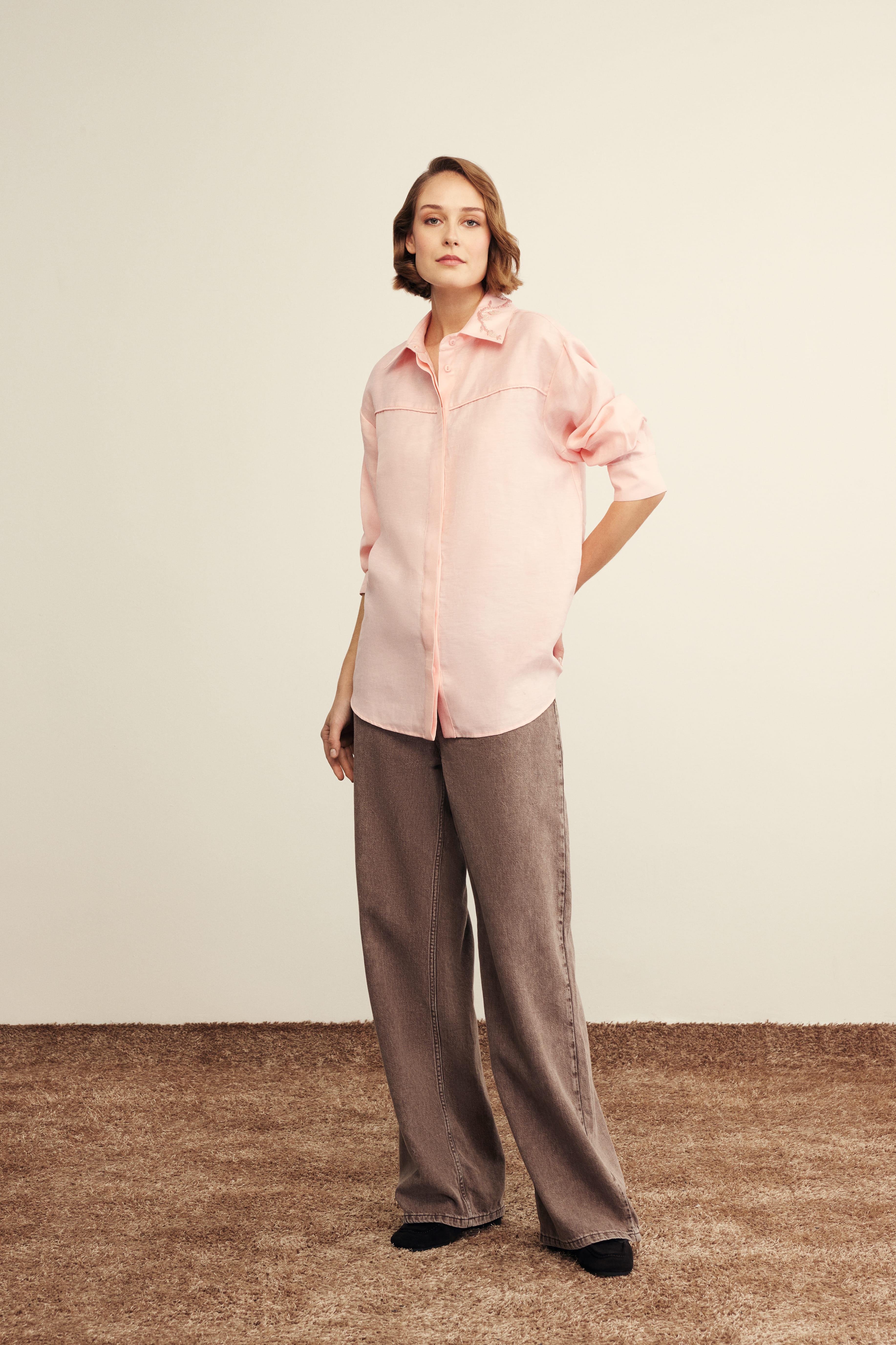 Thomas Gömlek Pembe