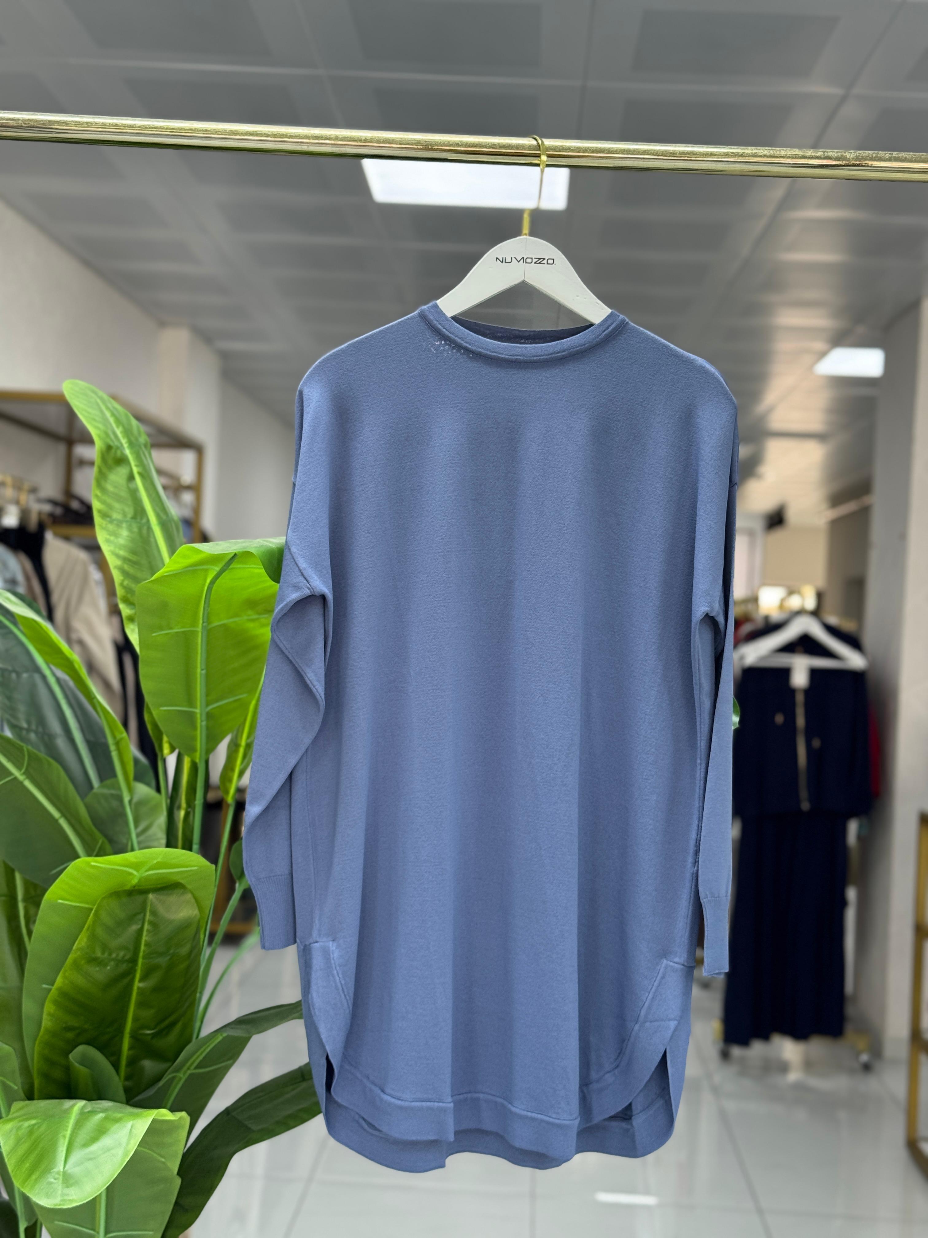 Triko Tunik İndigo