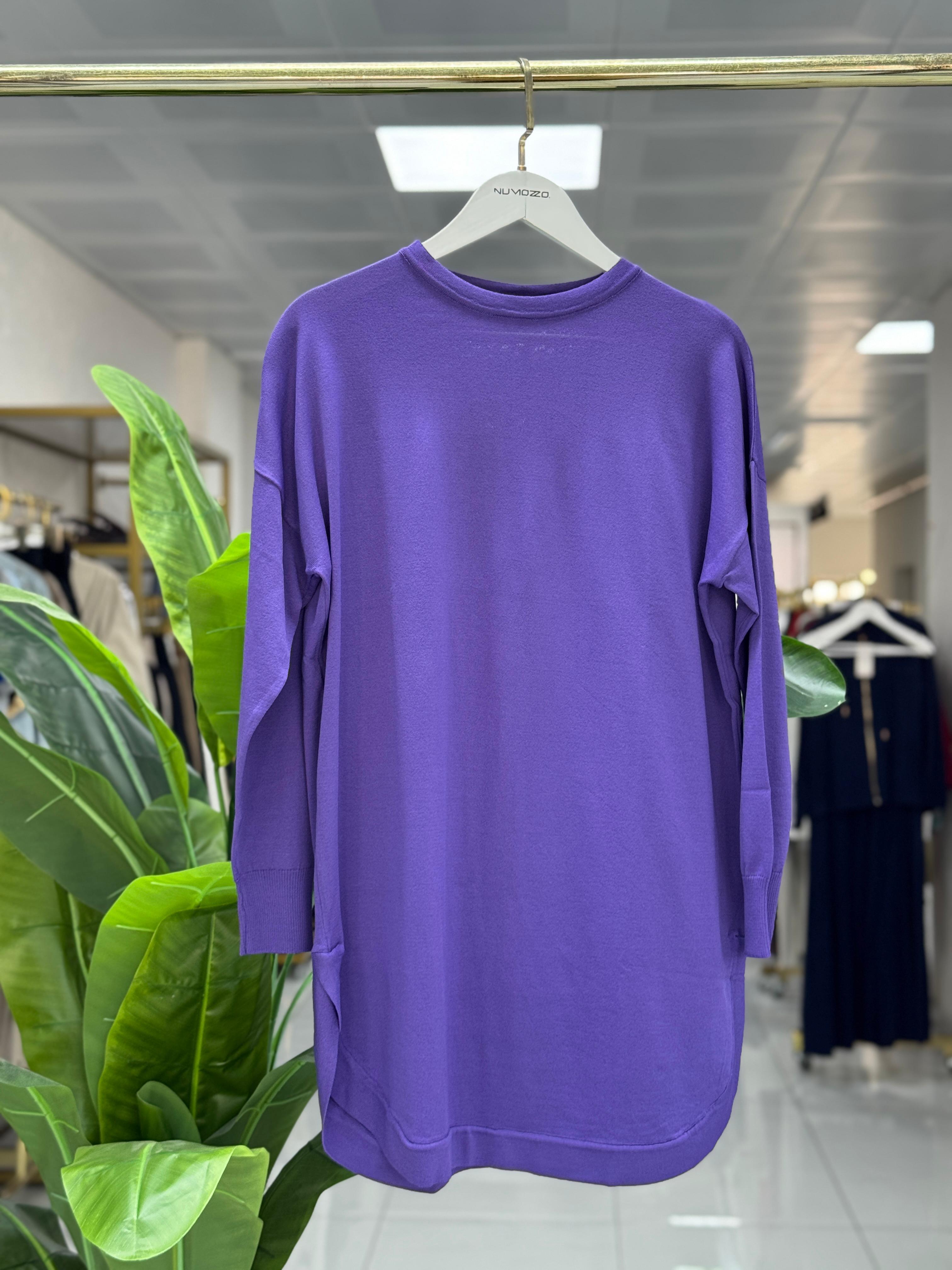 Triko Tunik Lila