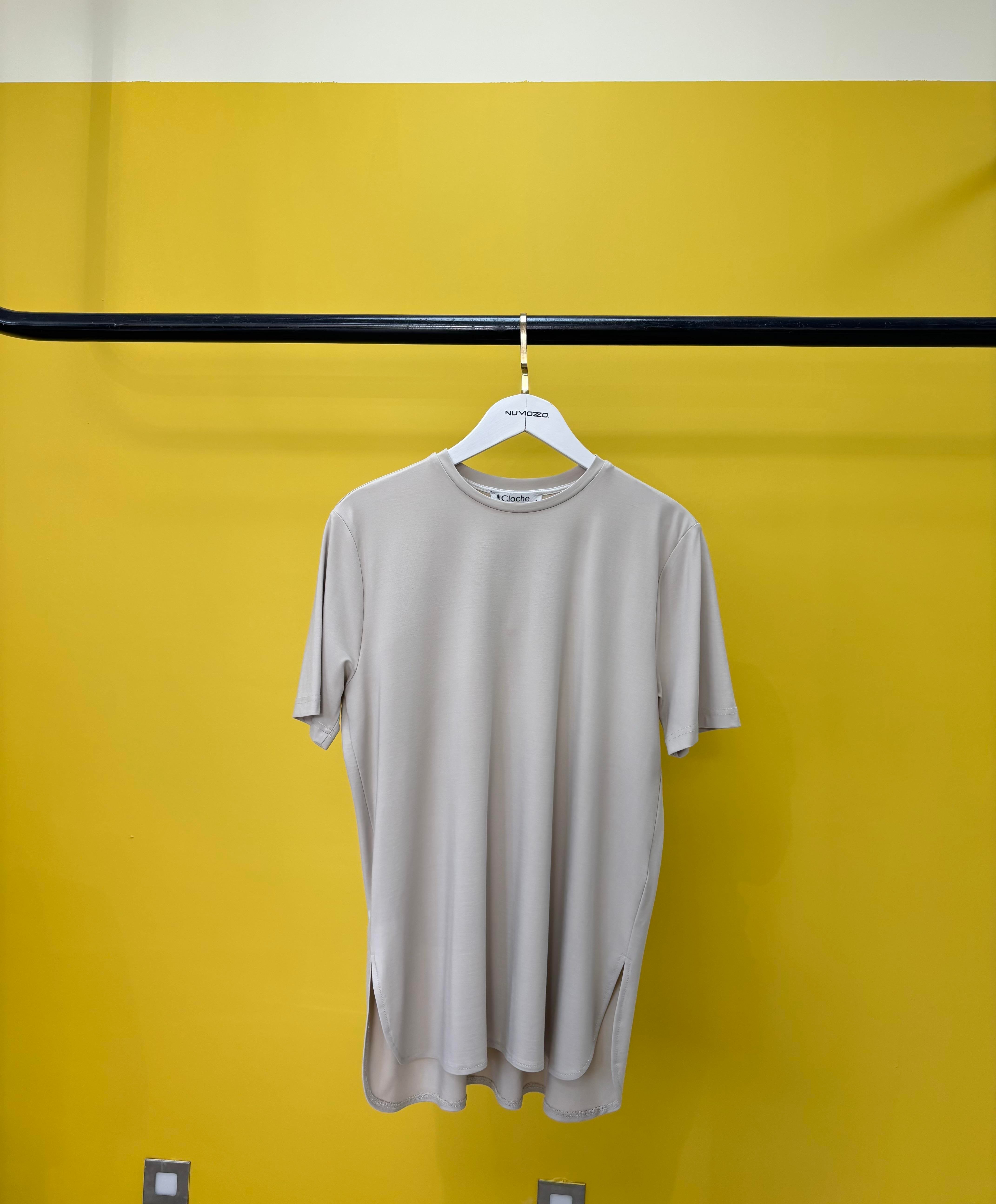 Tril Kısa Kollu T-Shirt Taş