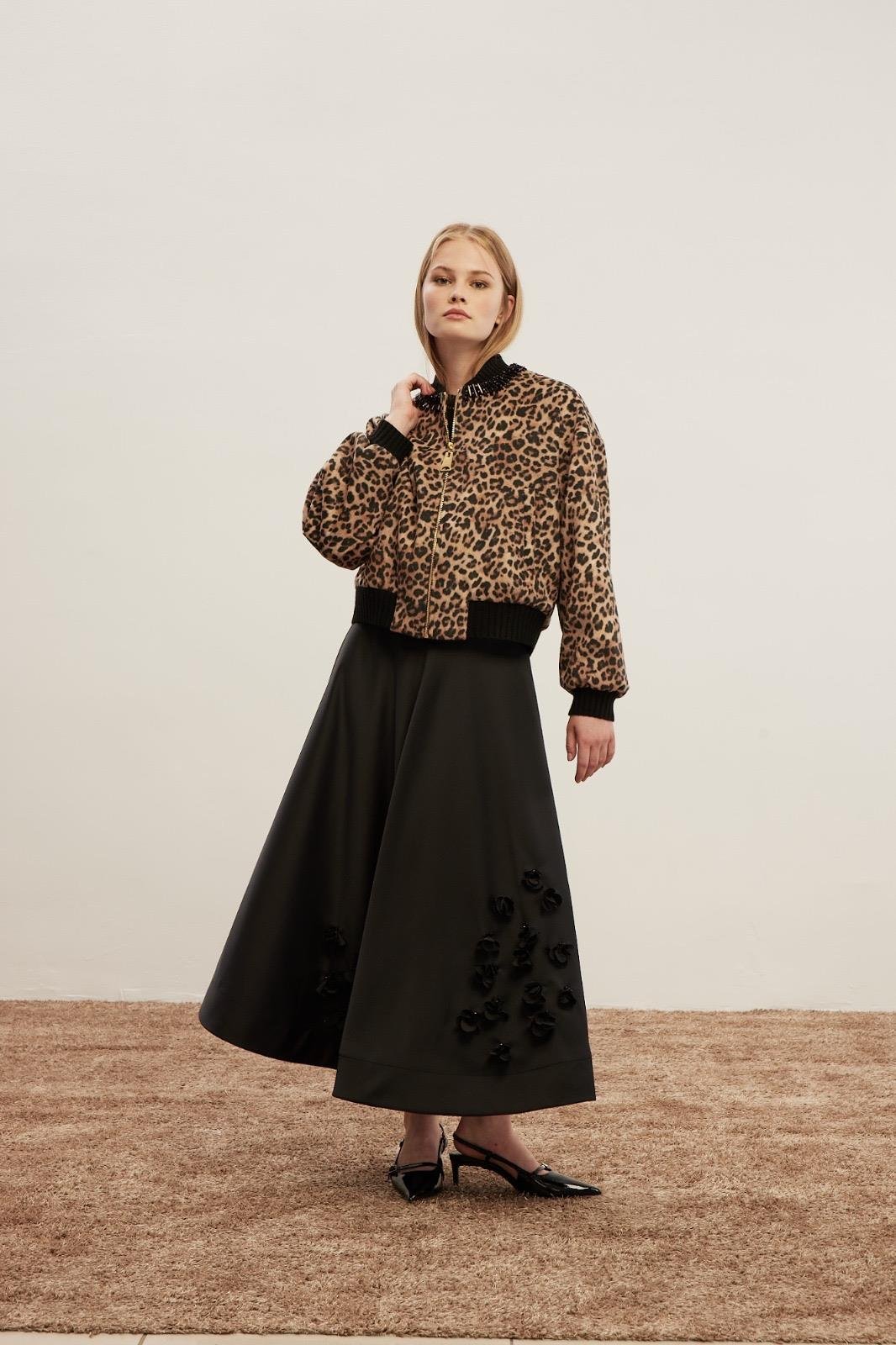 Venöve Arles Ceket Leopar