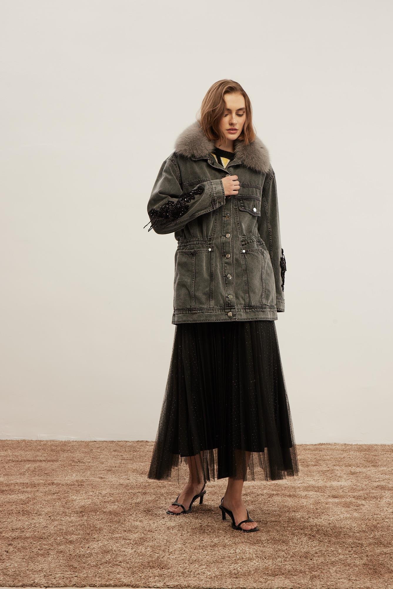 Venöve Mone Ceket Gri