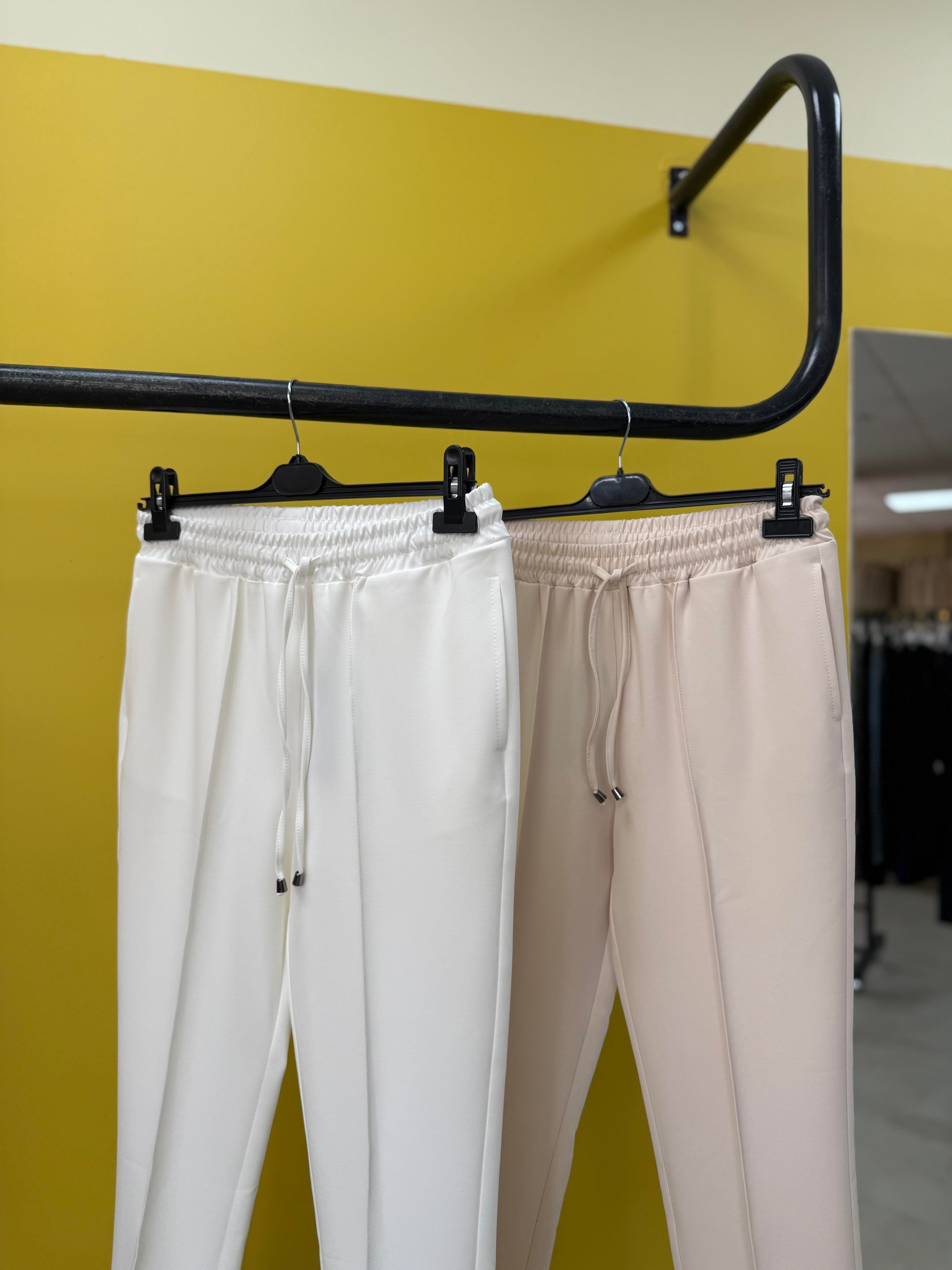 Yandan Cepli Bağcıklı Pantolon 