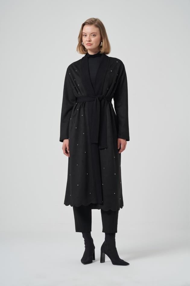 Zımba Detay Kuşaklı Kap