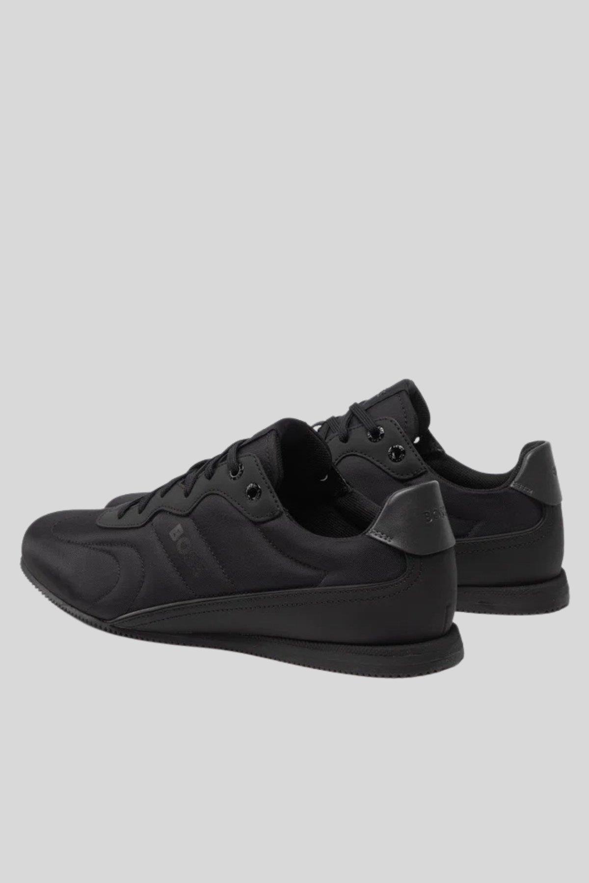 Boss Bağcıklı Erkek Sneaker Siyah