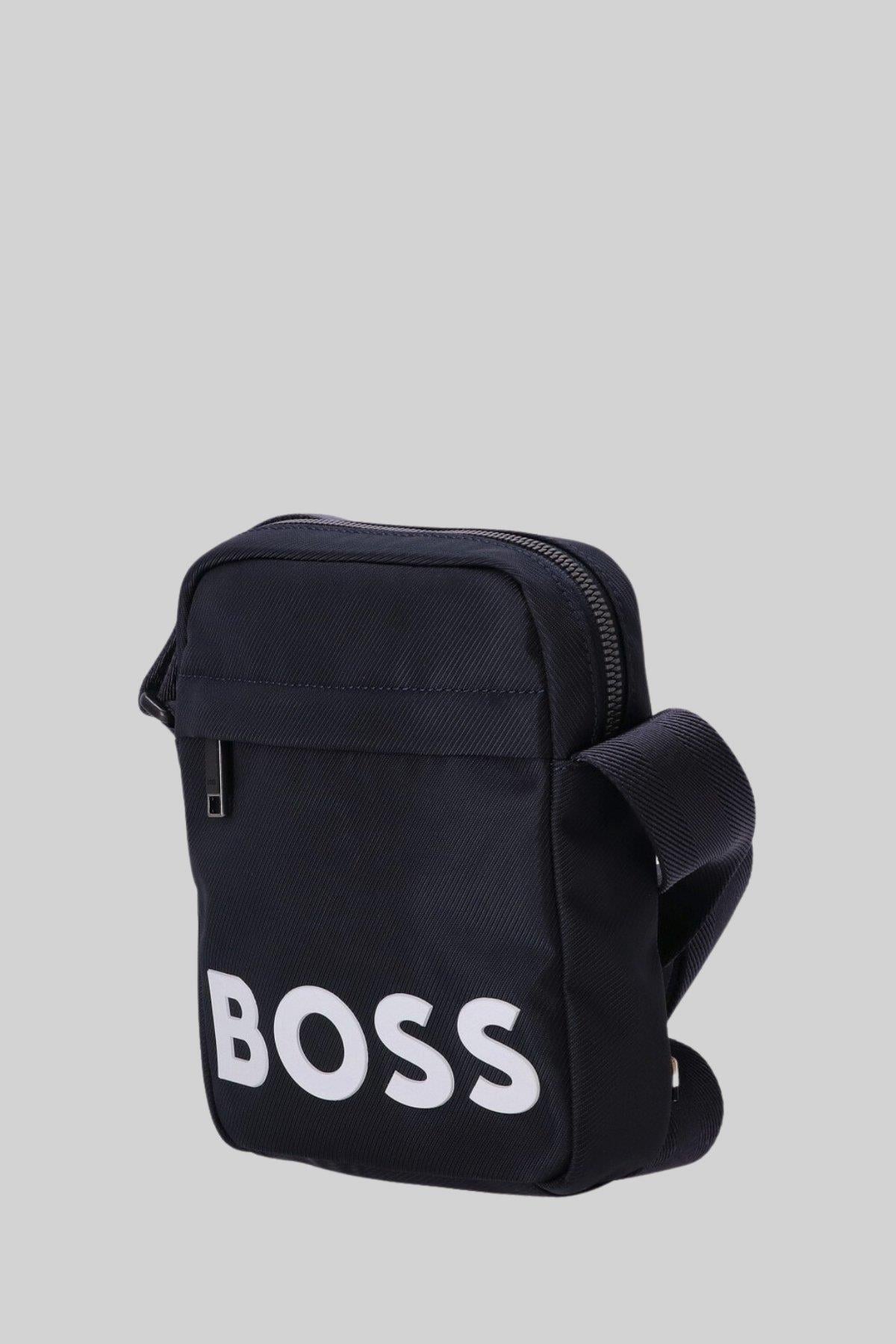 Boss Catch Erkek Omuz Çantası Mavi