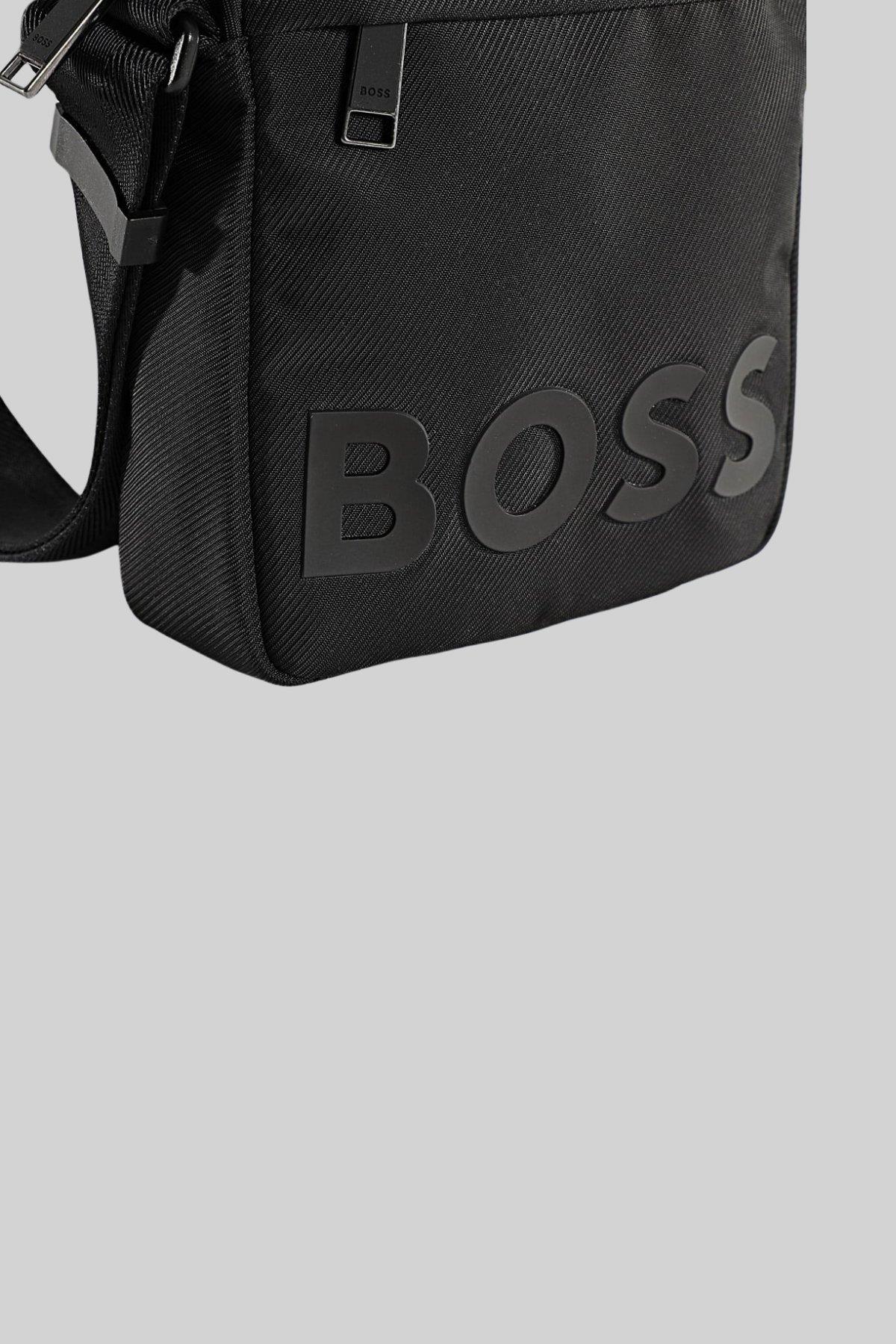 Boss Catch Erkek Omuz Çantası Siyah