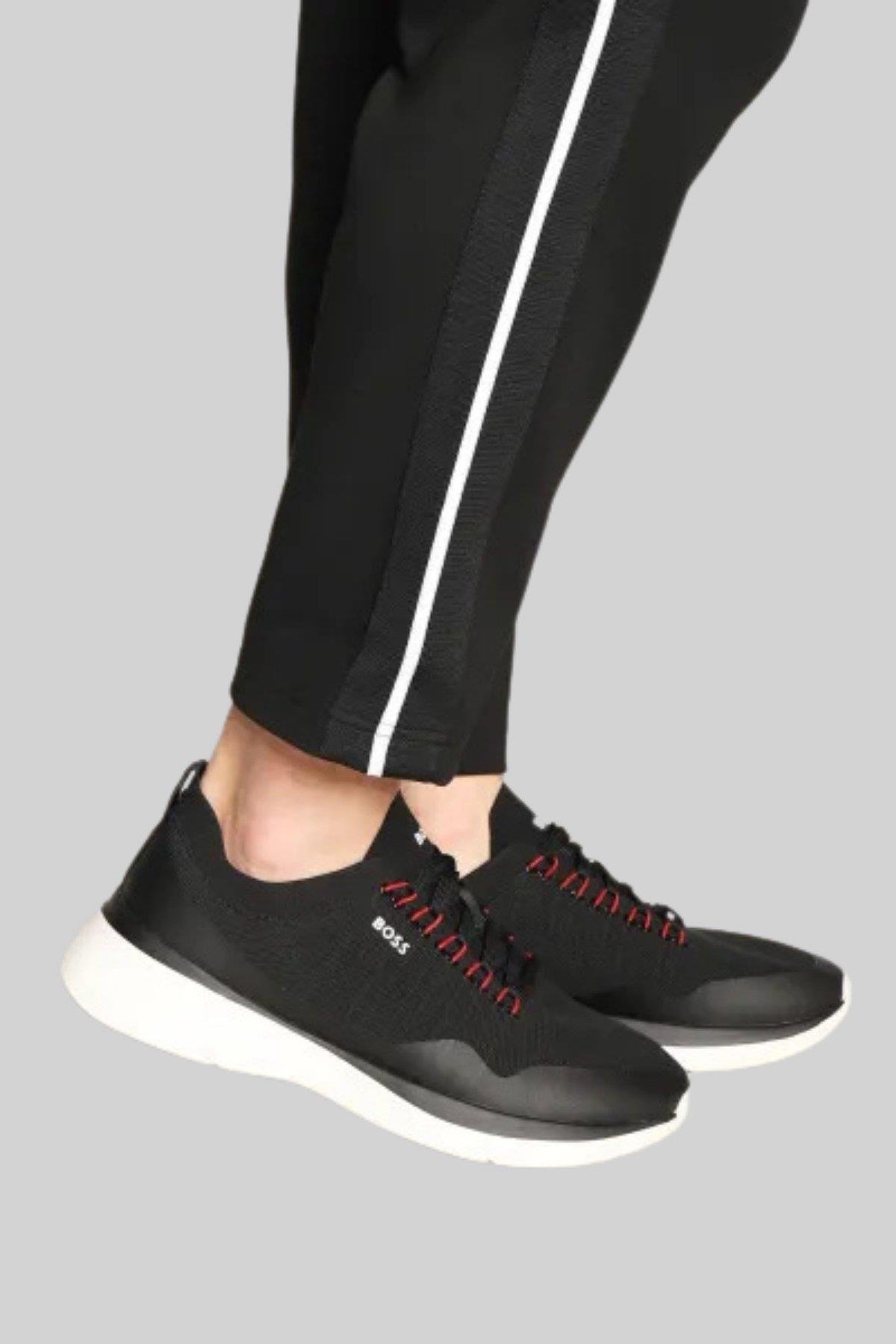 Boss Erkek Dean Run Sneaker Siyah