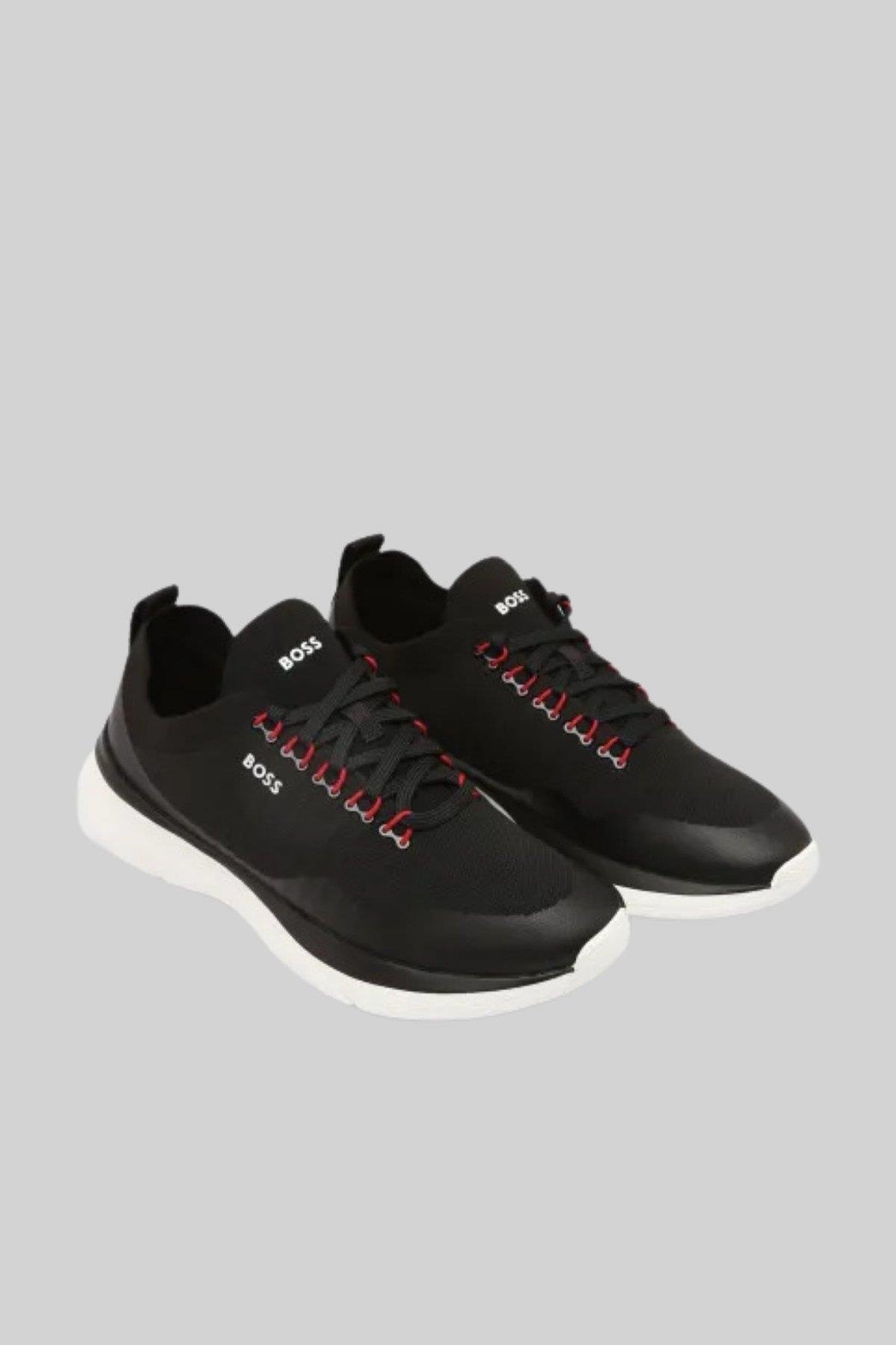 Boss Erkek Dean Run Sneaker Siyah