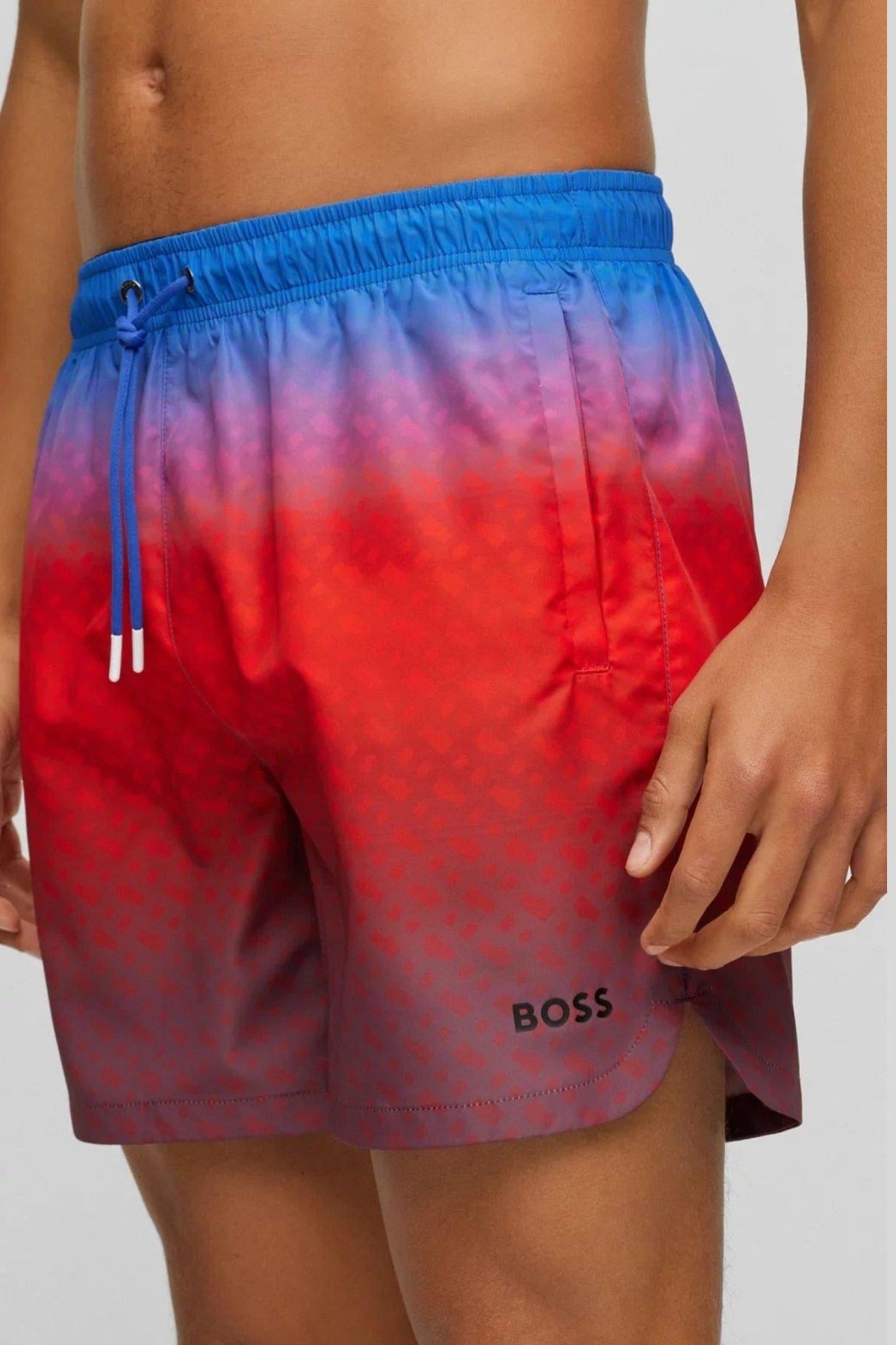 Boss Erkek Deniz Şortu Mavi 431