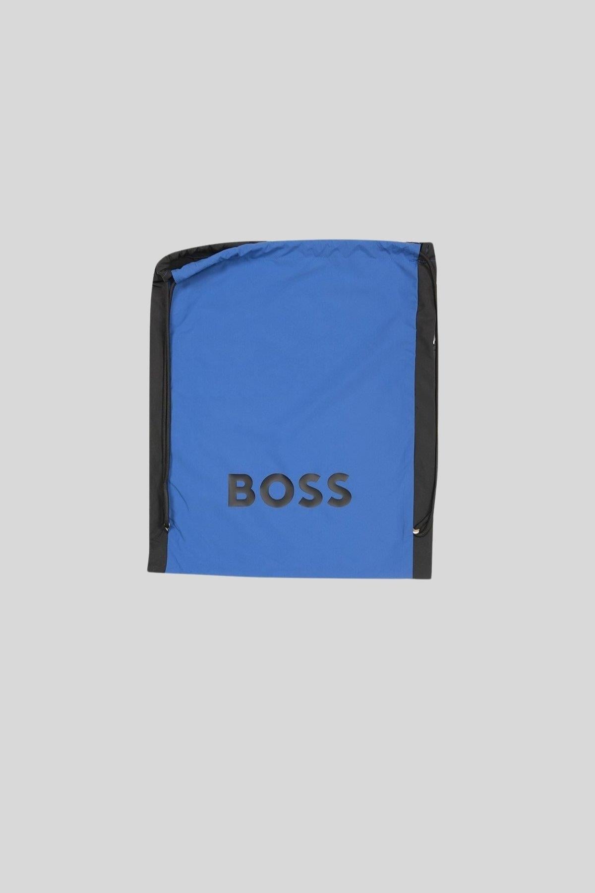 Boss Erkek Plaj Seti (Şort, Havlu ve Çanta) Lacivert