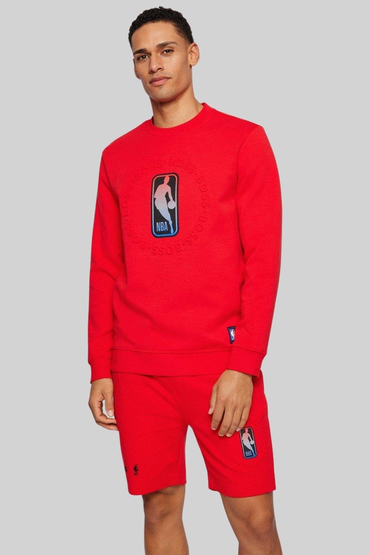 Boss Erkek Regular Fit NBA Windmill Sweatshirt 645