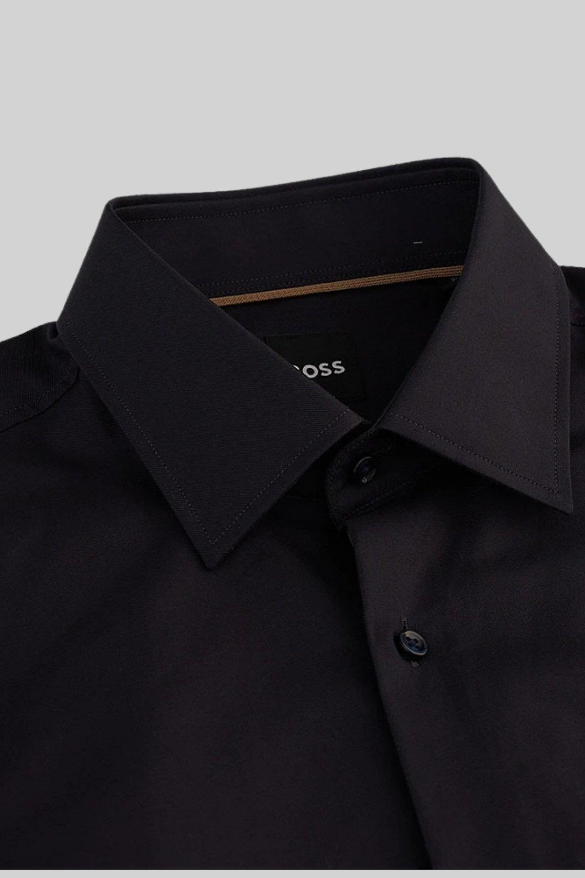 Boss Erkek Slim Fit H-Hank Gömlek Lacivert