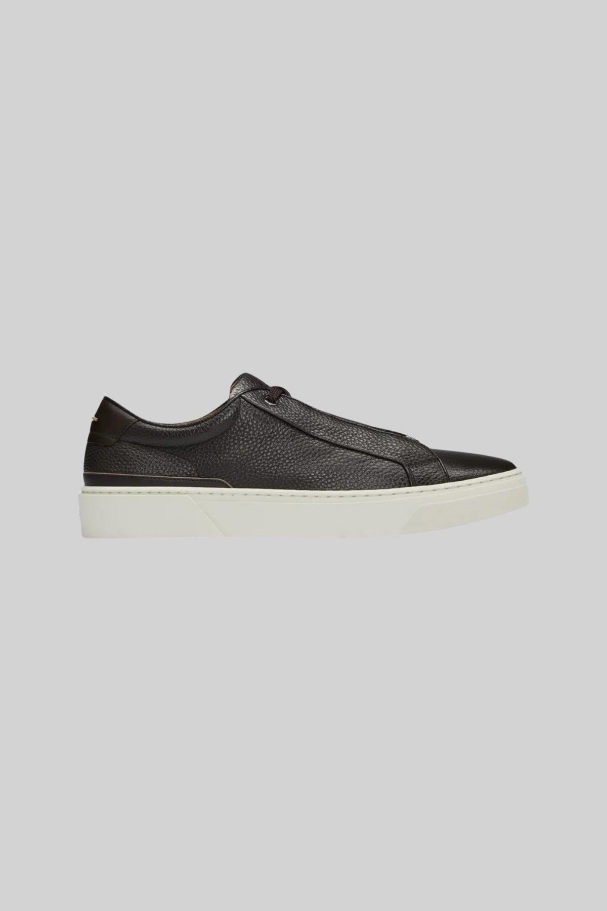 Boss Gary Erkek Deri Sneaker Mavi