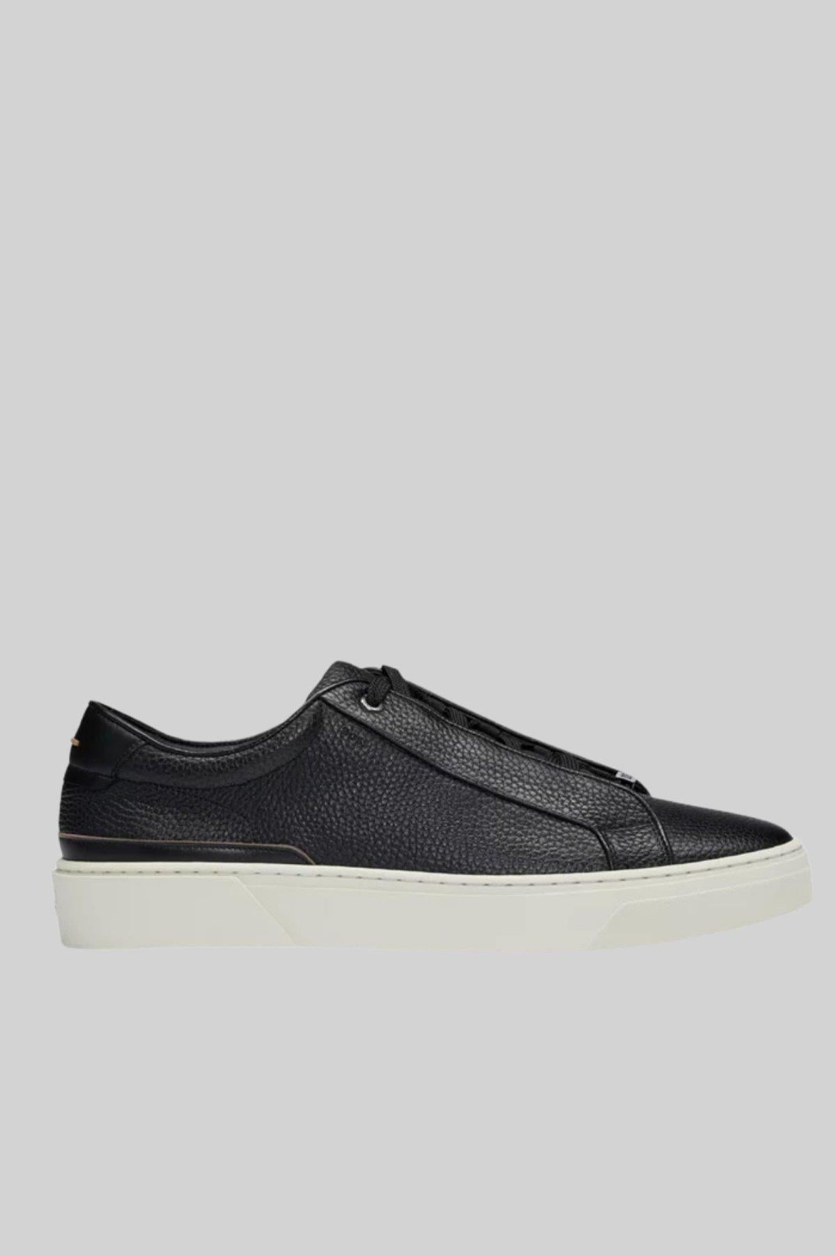 Boss Gary Erkek Deri Sneaker Siyah