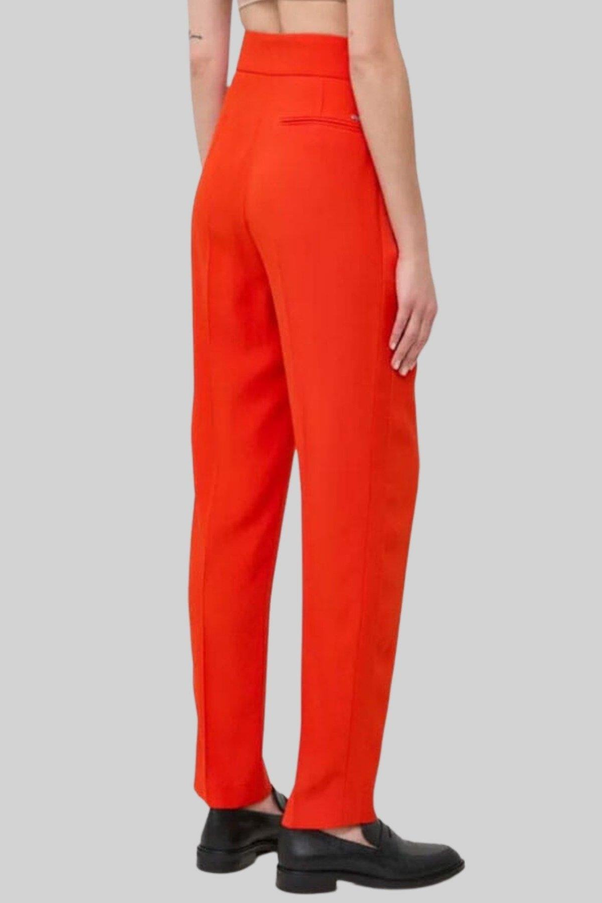 Boss Kadın Regular Fit Pantolon Turuncu