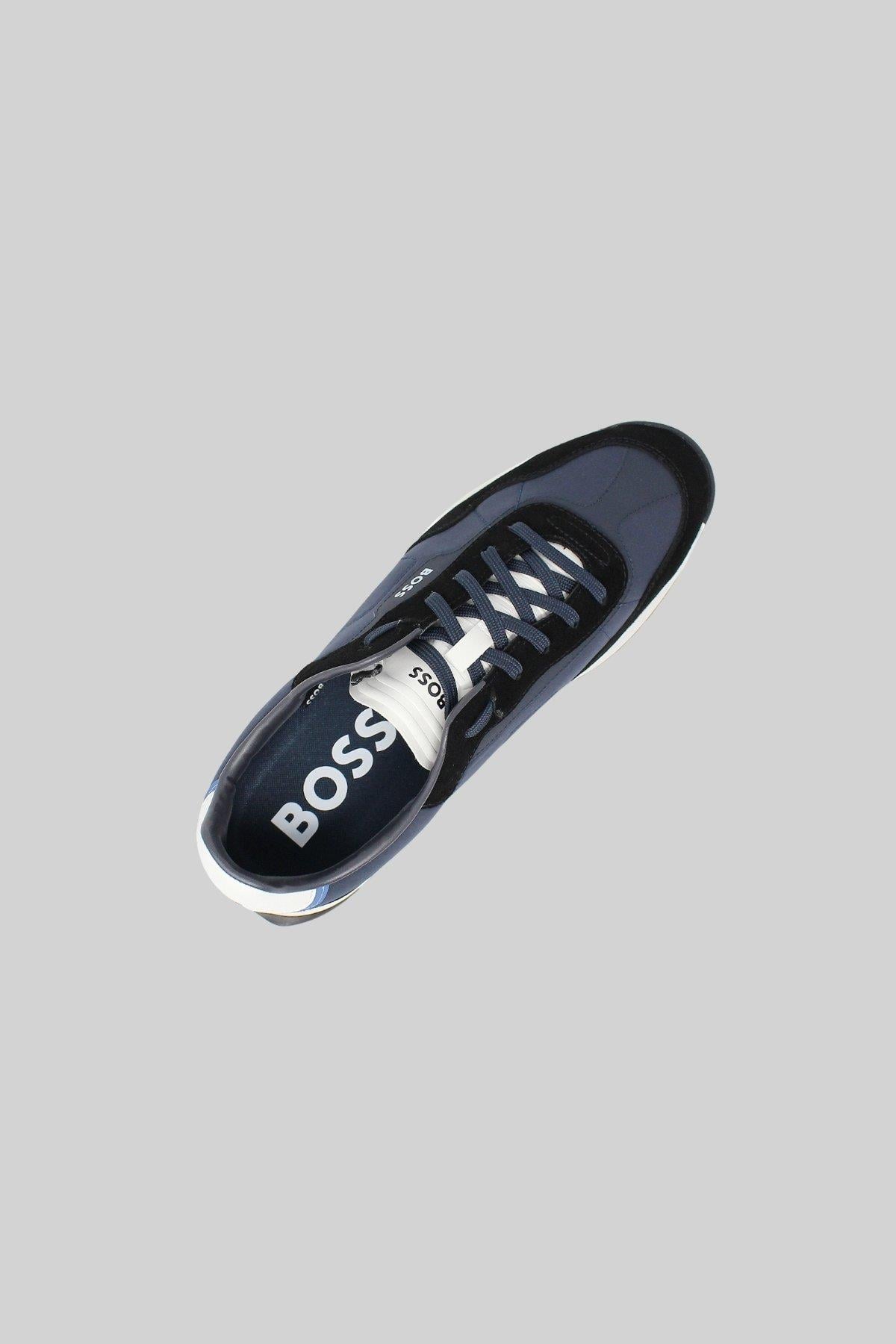 Boss Marka Logolu Zayn Erkek Sneaker Mavi