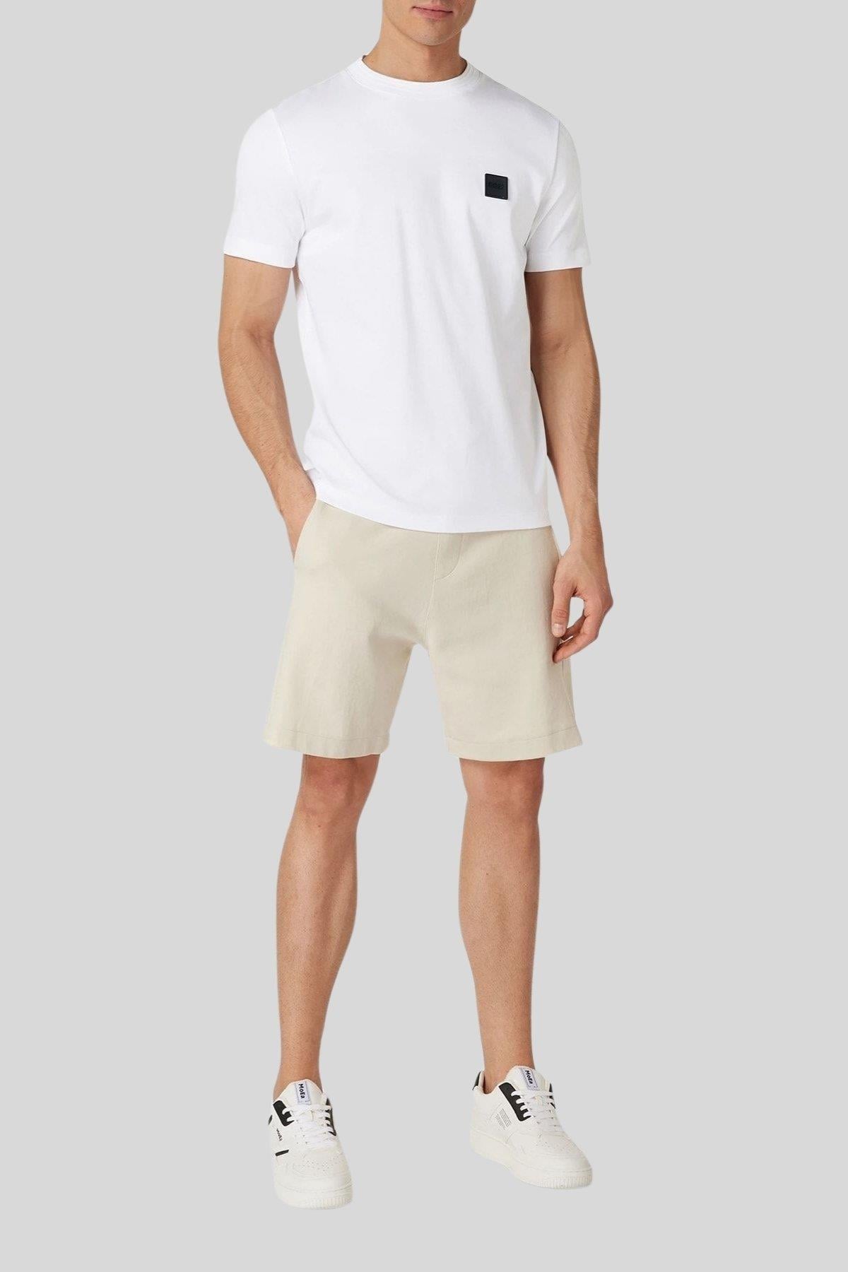 Boss Regular Fit Bisiklet Yaka Erkek T-Shirt Beyaz
