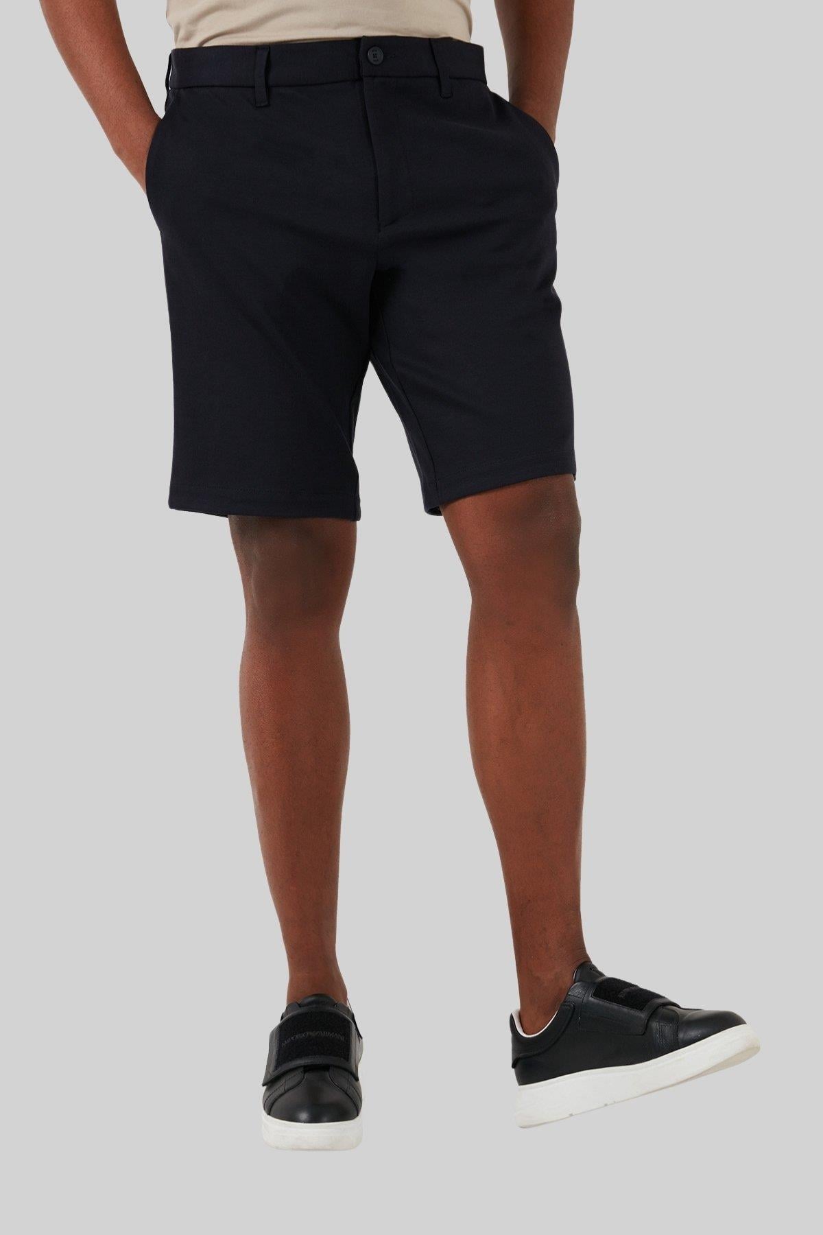Boss Regular Fit Cepli Erkek Şort Lacivert