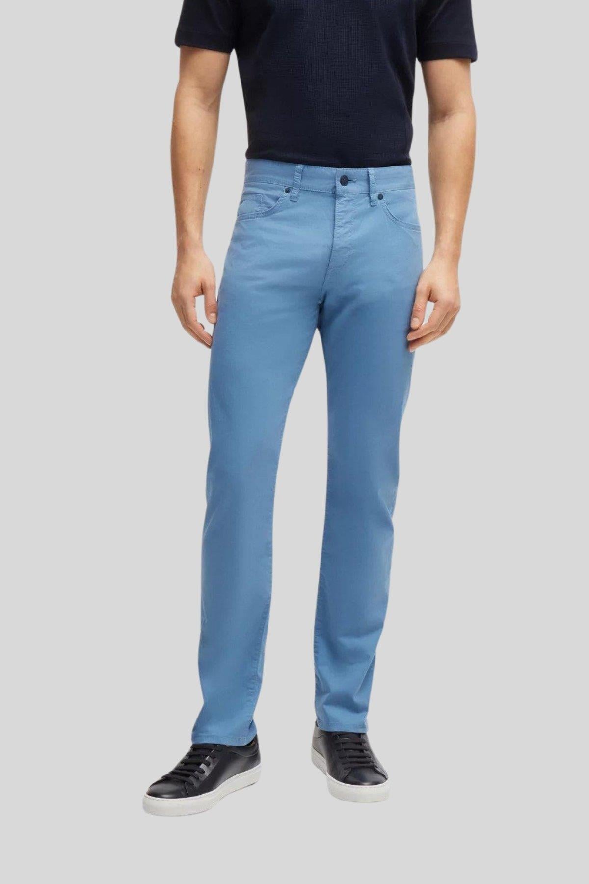 Boss Regular Fit Erkek Jean Pantolon Mavi