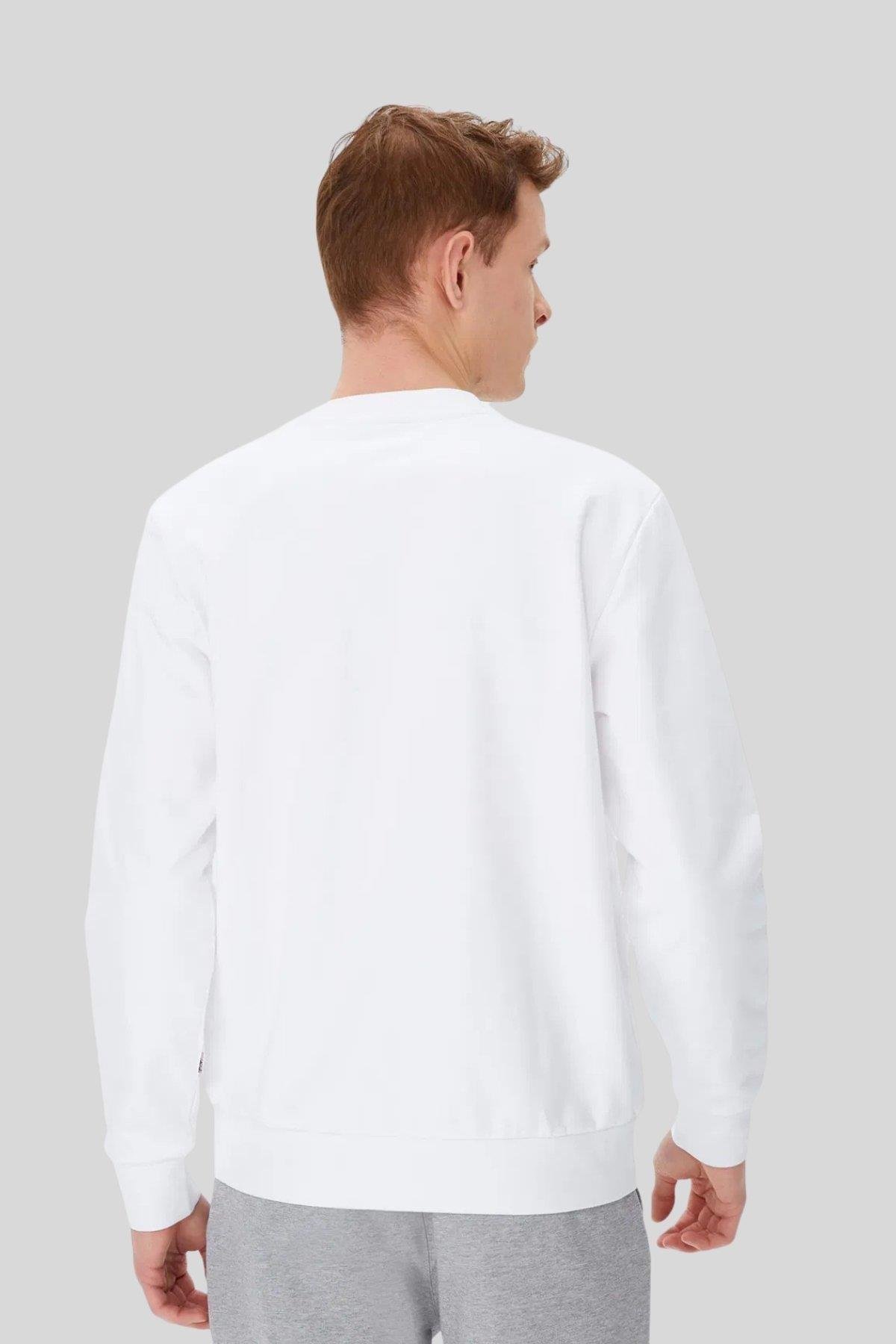 Boss Regular Fit Erkek Sweatshirt Beyaz 100