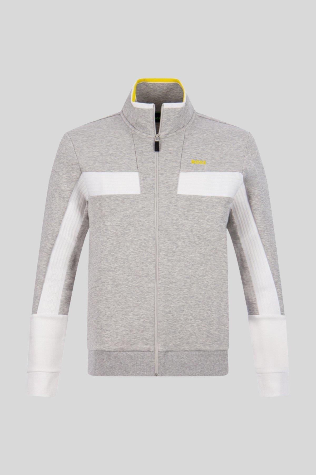 Boss Regular Fit Erkek Sweatshirt Gri