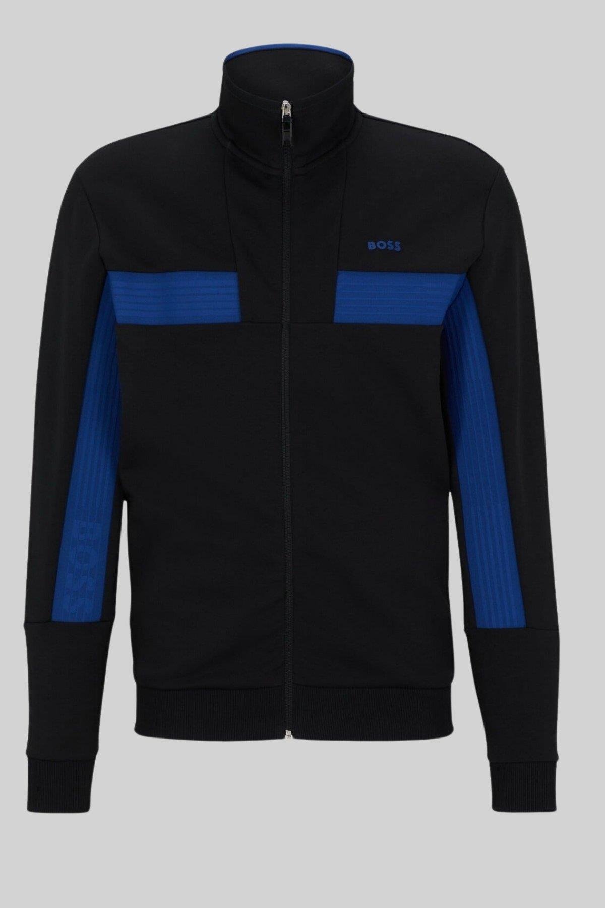 Boss Regular Fit Erkek Sweatshirt Siyah