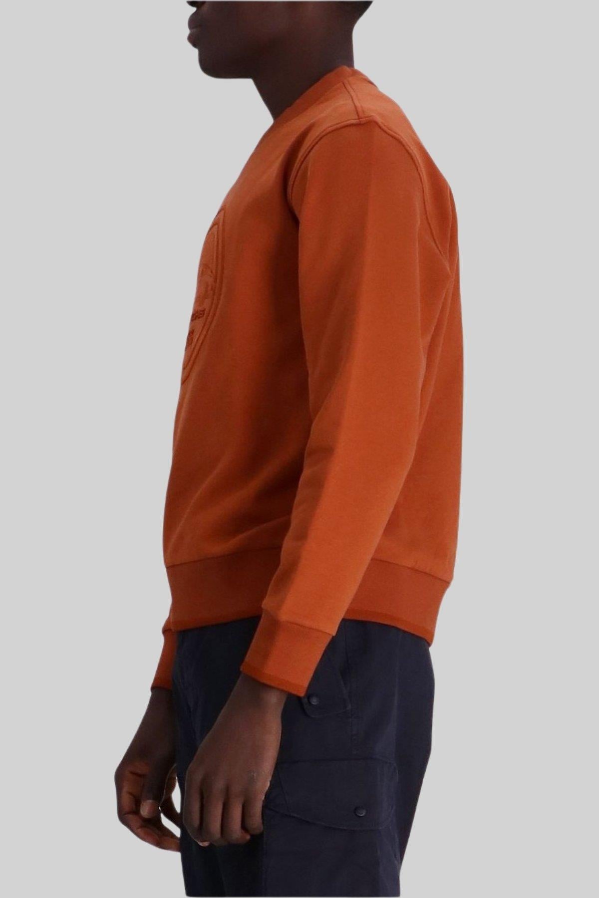 Boss Regular Fit Erkek Sweatshirt Turuncu